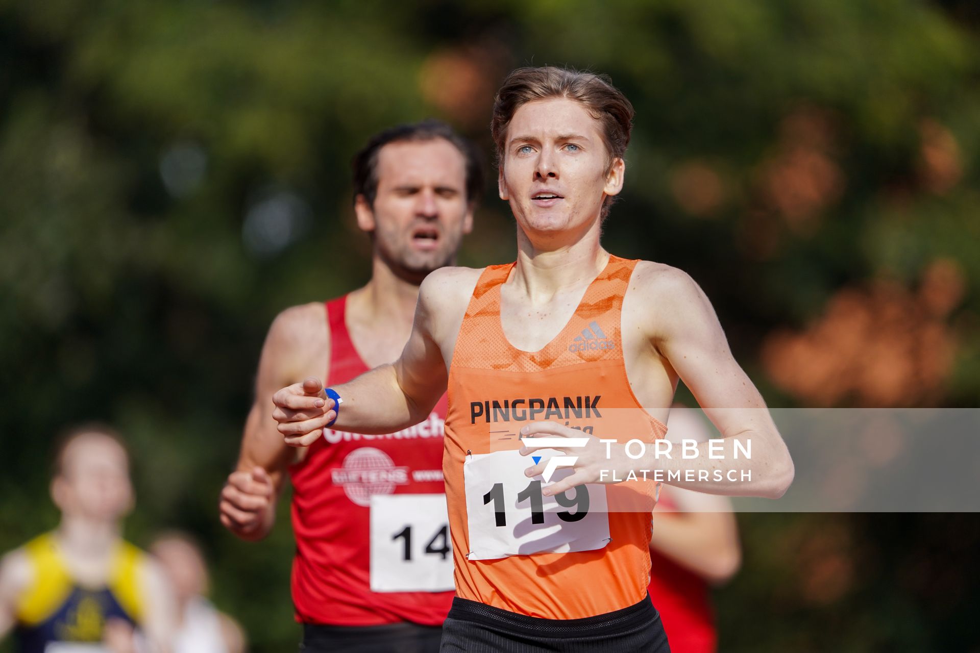 Maximilian Pingpank (Hannover Athletics) gewinnt die 800m am 13.09.2020 waehrend den niedersaechsischen Leichtathletik-Landesmeisterschaften im Erika-Fisch-Stadion in Hannover (Tag 2)