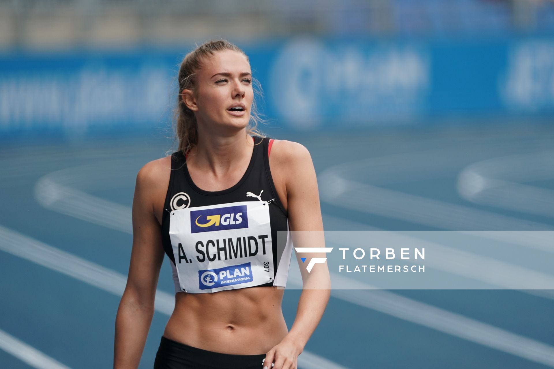 Alica Schmidt (SCC Berlin) am 05.06.2021 waehrend den deutschen Leichtathletik-Meisterschaften 2021 im Eintracht-Stadion in Braunschweig
