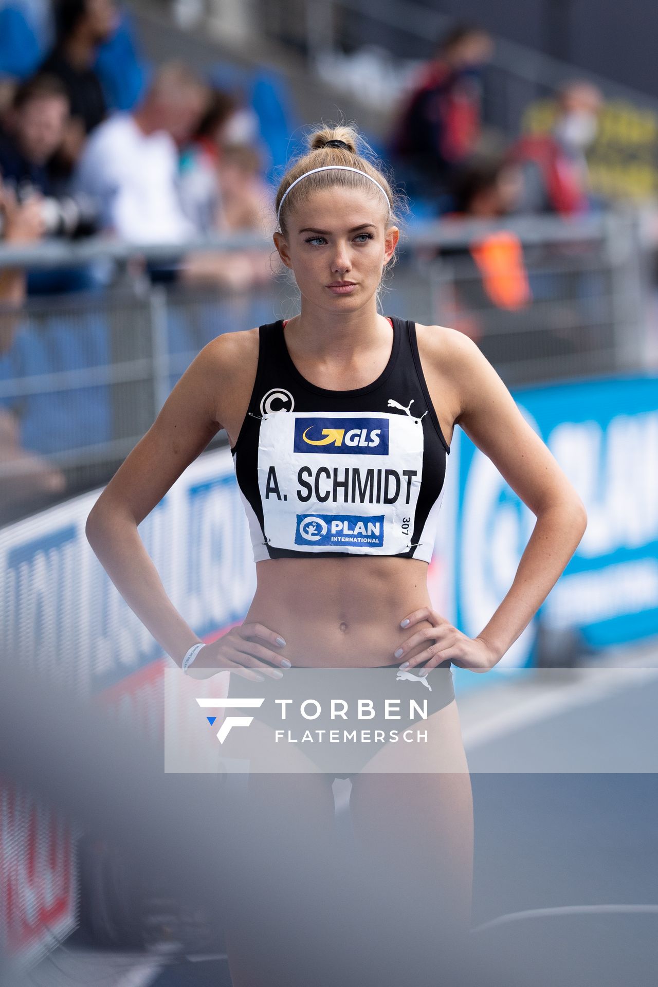 Alica Schmidt (SCC Berlin) am 06.06.2021 waehrend den deutschen Leichtathletik-Meisterschaften 2021 im Eintracht-Stadion in Braunschweig