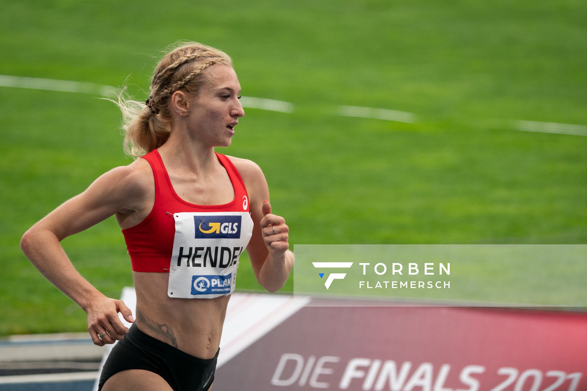 Kristina Hendel (LG Braunschweig) am 06.06.2021 waehrend den deutschen Leichtathletik-Meisterschaften 2021 im Eintracht-Stadion in Braunschweig