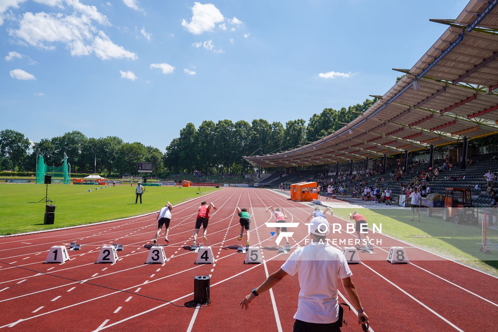 Impression am 19.06.2021 von den NLV + BLV Landesmeisterschaften im Jahnstadion in Göttingen