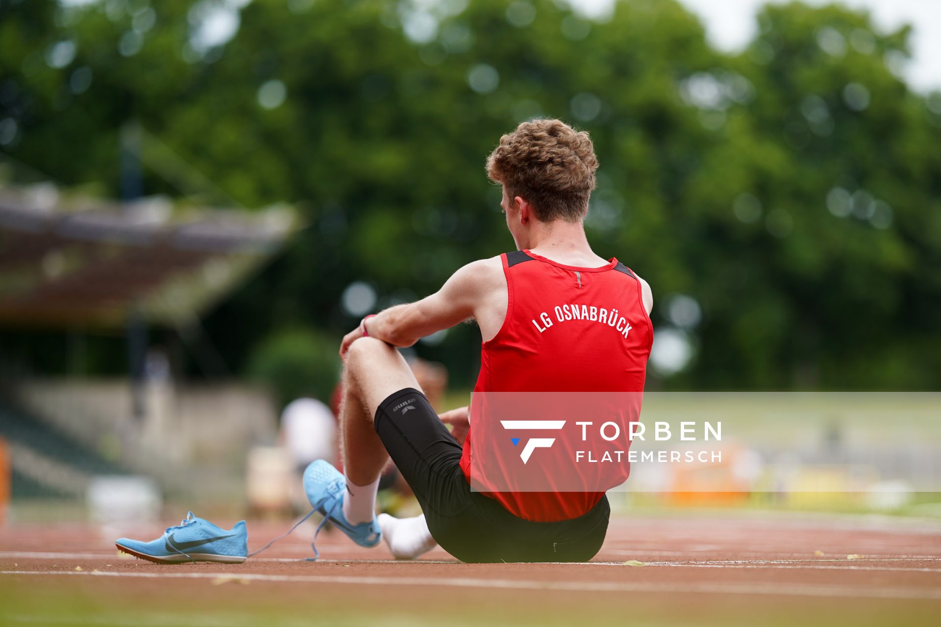 Andre Rohling (LG Osnabrueck) nach den 800m am 20.06.2021 waehrend den NLV + BLV Landesmeisterschaften im Jahnstadion in Göttingen