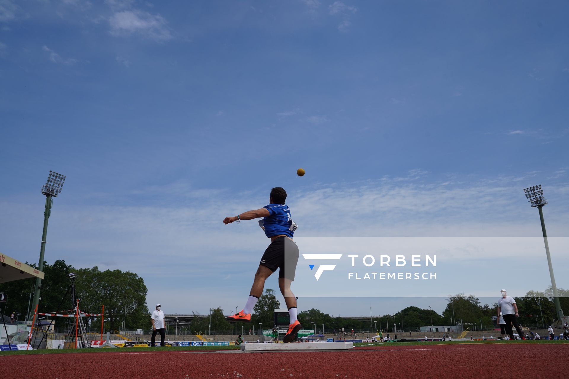 Robin Vrbek (VfL Sindelfingen) am 27.06.2021 waehrend den deutschen U23 Leichtathletik-Meisterschaften 2021 im Stadion Oberwerth in Koblenz