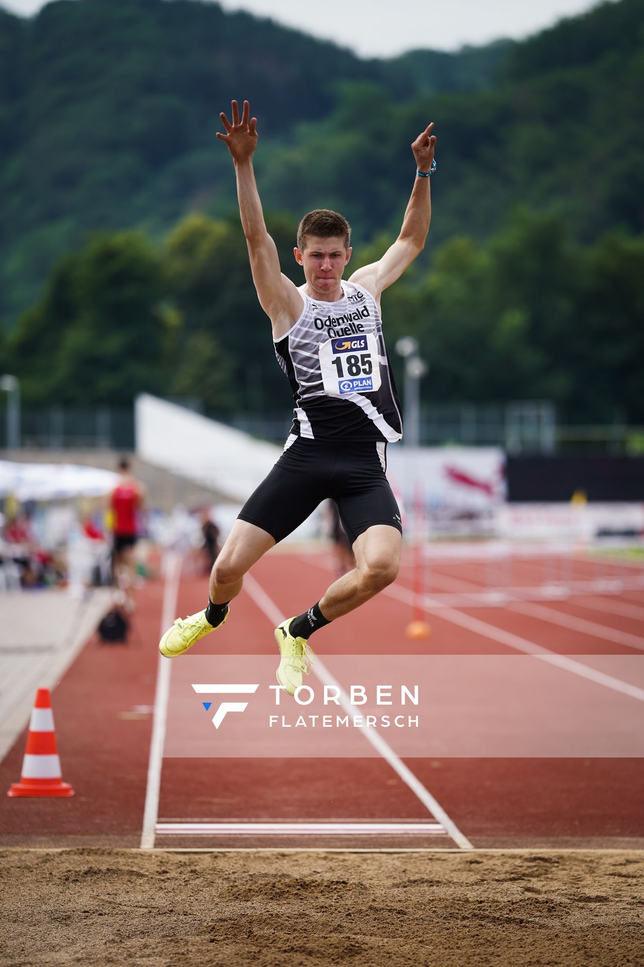 Niklas Ludwig (MTG Mannheim) am 27.06.2021 waehrend den deutschen U23 Leichtathletik-Meisterschaften 2021 im Stadion Oberwerth in Koblenz