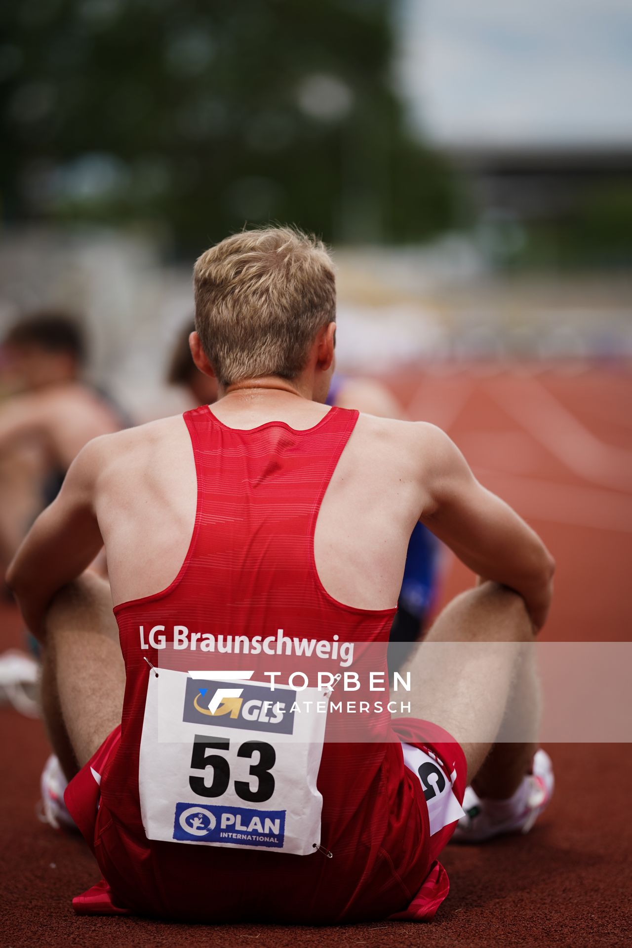 Max Dieterich (LG Braunschweig) im 1500m Finale am 27.06.2021 waehrend den deutschen U23 Leichtathletik-Meisterschaften 2021 im Stadion Oberwerth in Koblenz