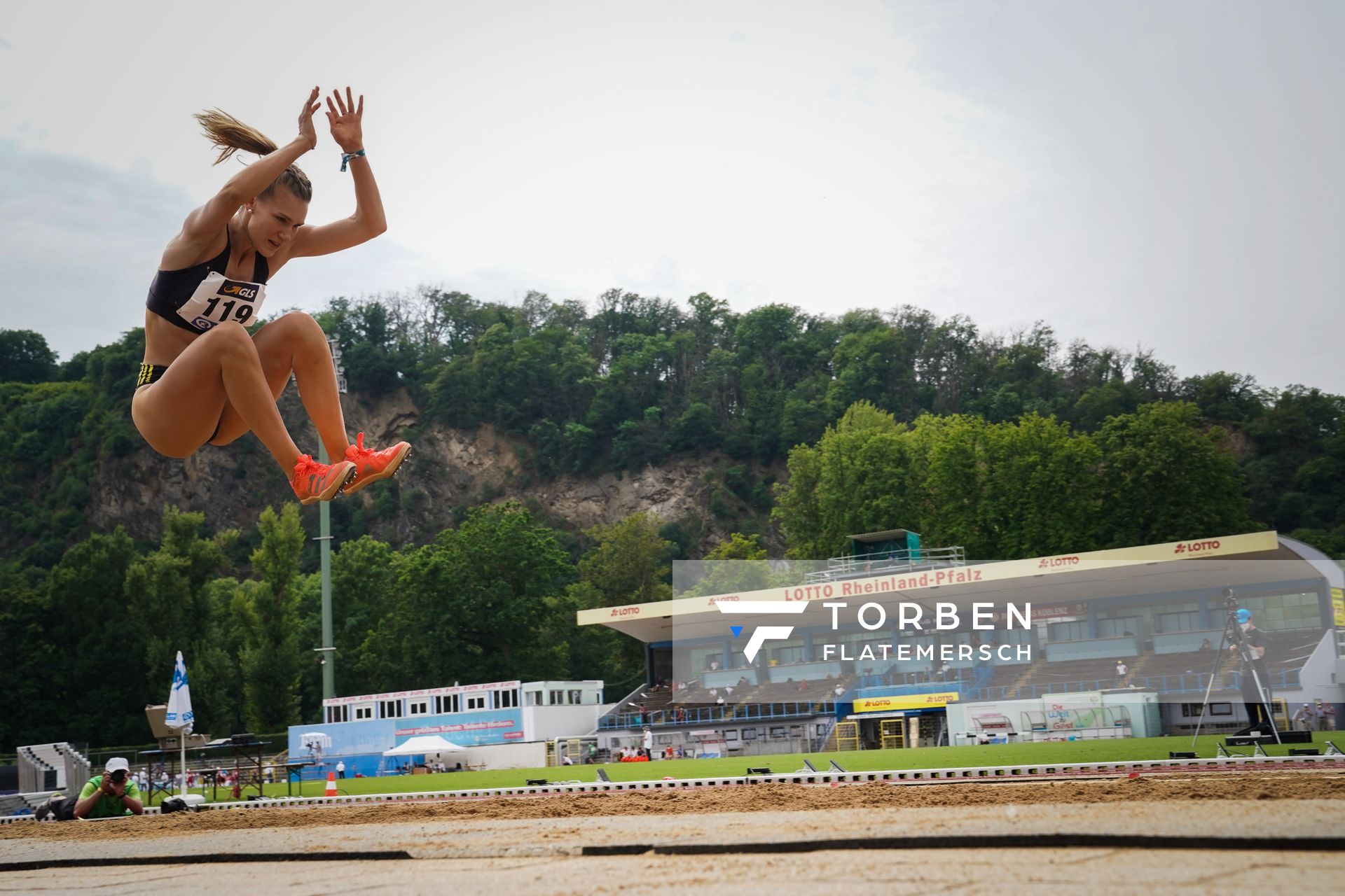 Merle Homeier (LG Goettingen) am 27.06.2021 waehrend den deutschen U23 Leichtathletik-Meisterschaften 2021 im Stadion Oberwerth in Koblenz