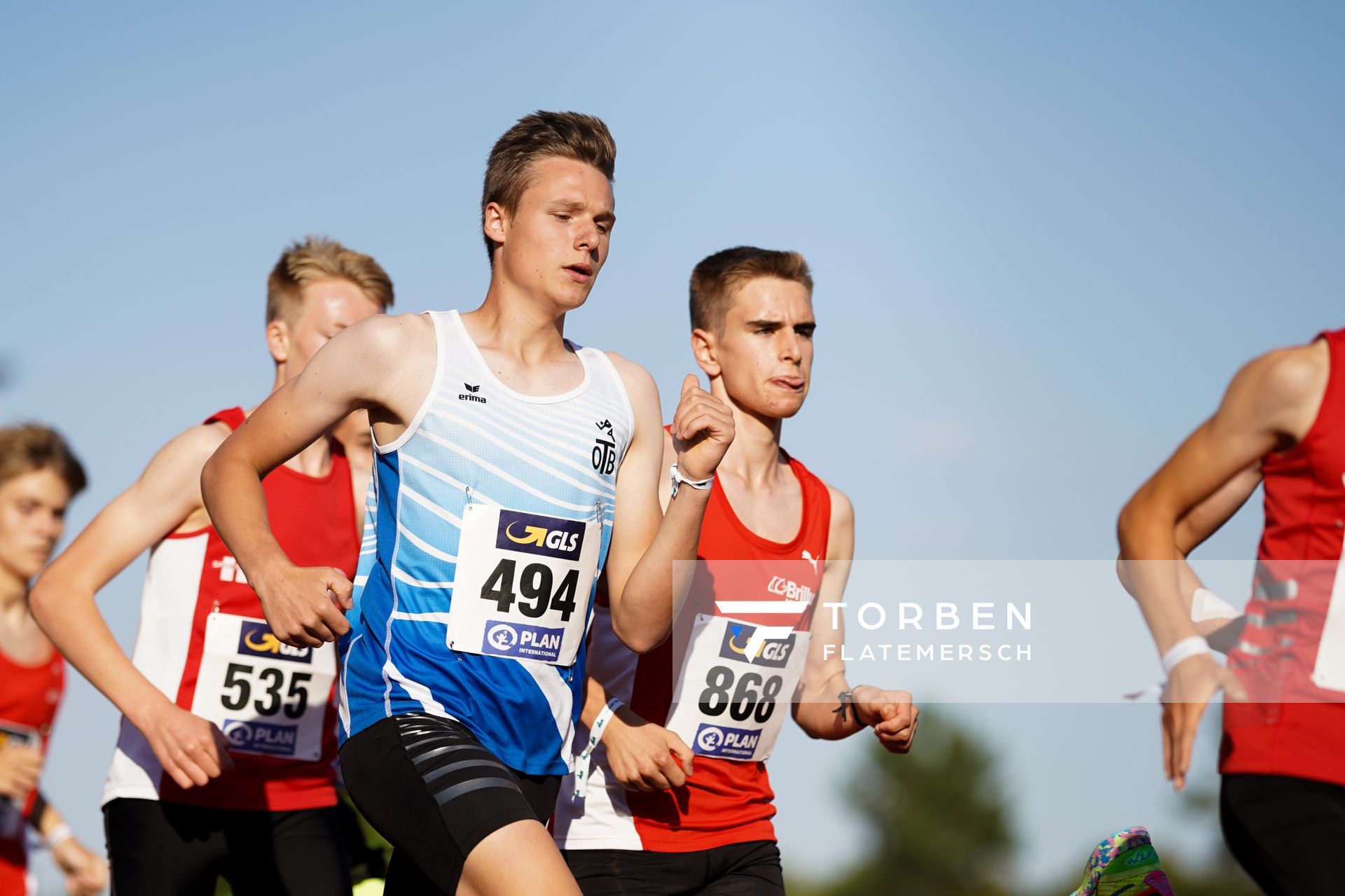 Jonas Kulgemeyer (OTB Osnabrueck) am 30.07.2021 waehrend den deutschen Leichtathletik-Jugendmeisterschaften 2021 in Rostock