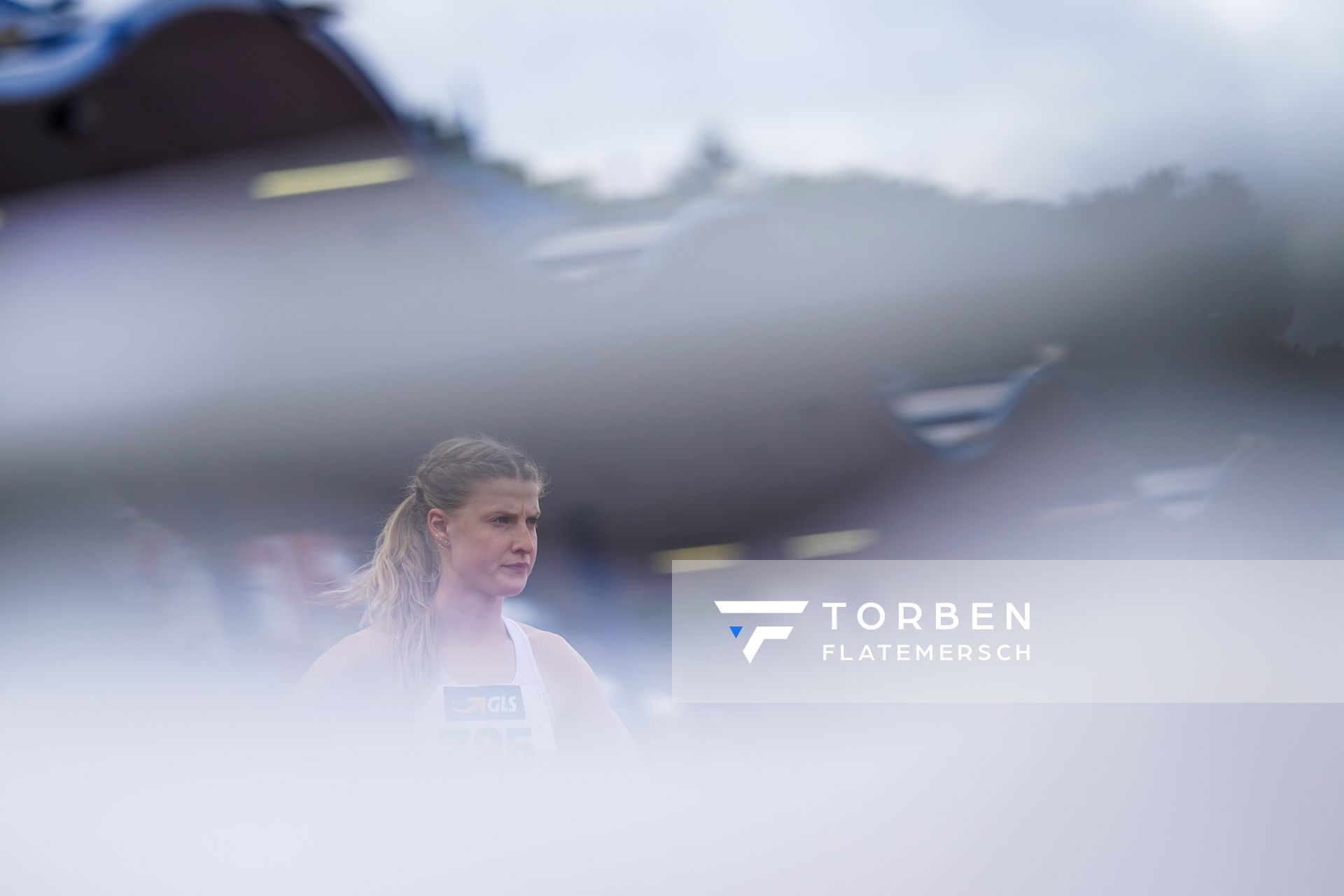 Lara-Noelle Steinbrecher (Sportclub Magdeburg) am 01.08.2021 waehrend den deutschen Leichtathletik-Jugendmeisterschaften 2021 in Rostock (Tag 3)
