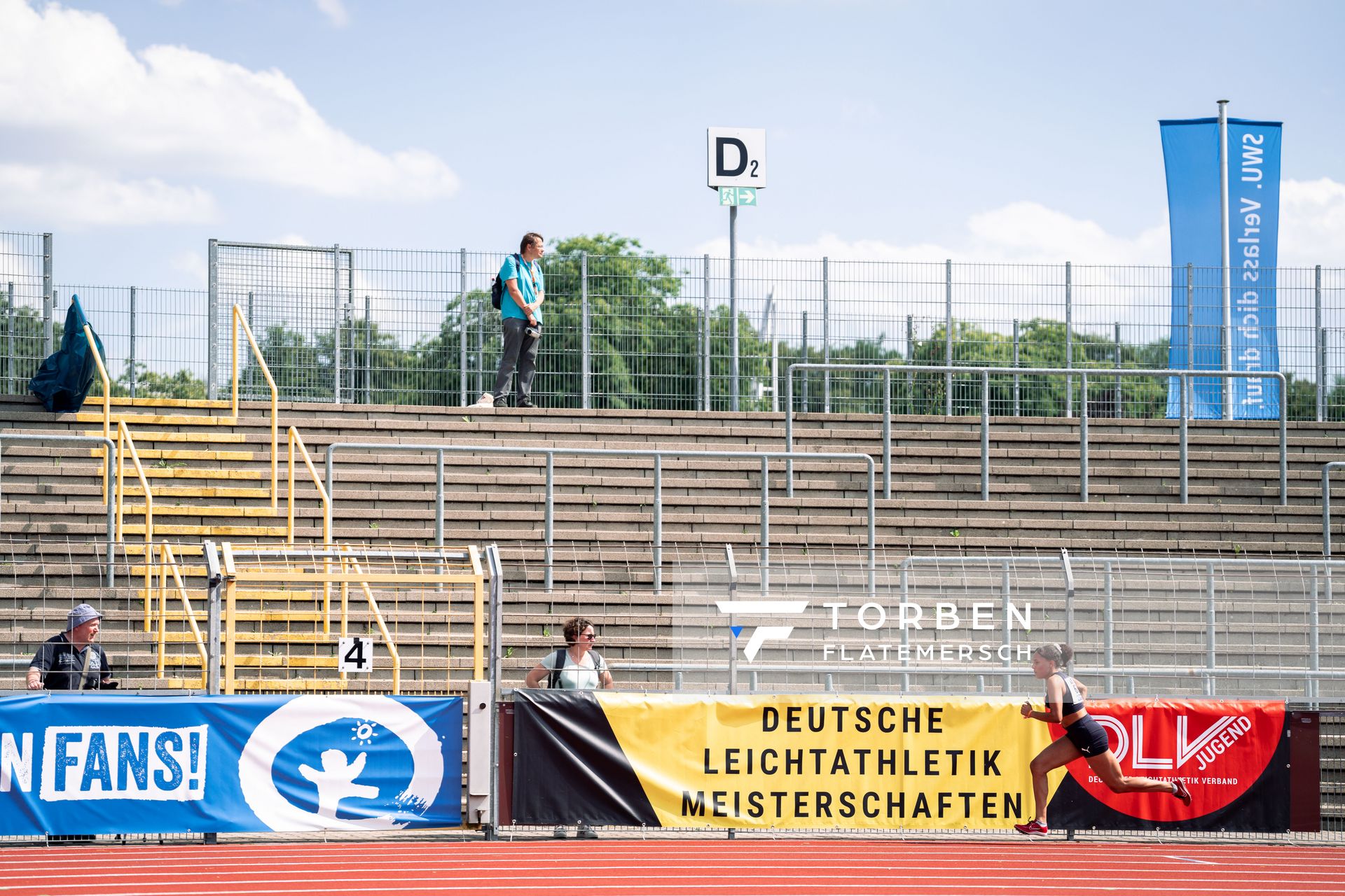 Vanda Skupin-Alfa (LG Offenburg) am 15.07.2022 waehrend den deutschen Leichtathletik-Jugendmeisterschaften 2022 in Ulm