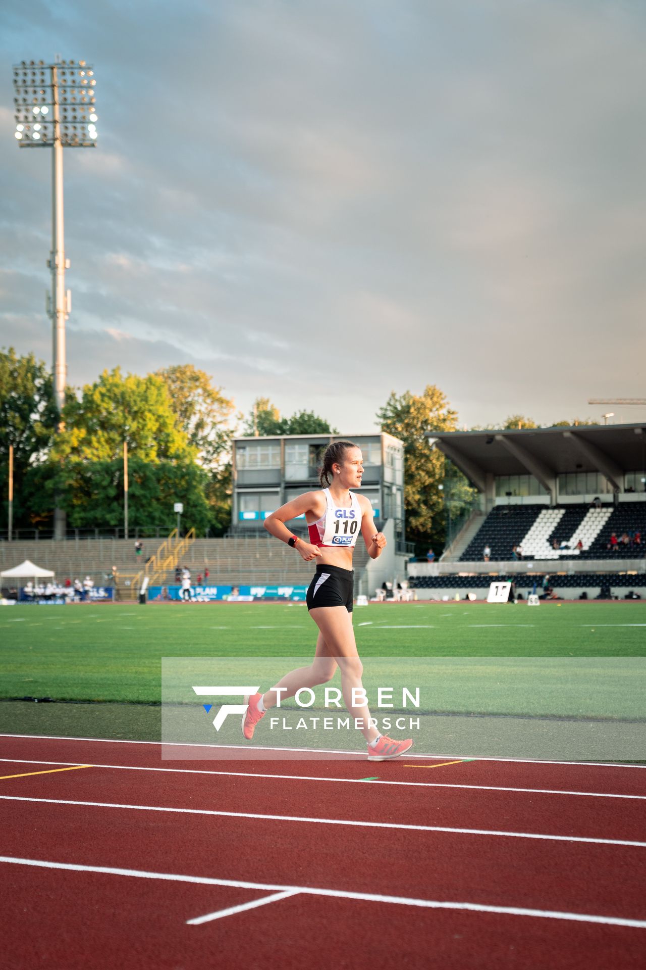 Lara Jolie Feigl (SC Potsdam) am 15.07.2022 waehrend den deutschen Leichtathletik-Jugendmeisterschaften 2022 in Ulm