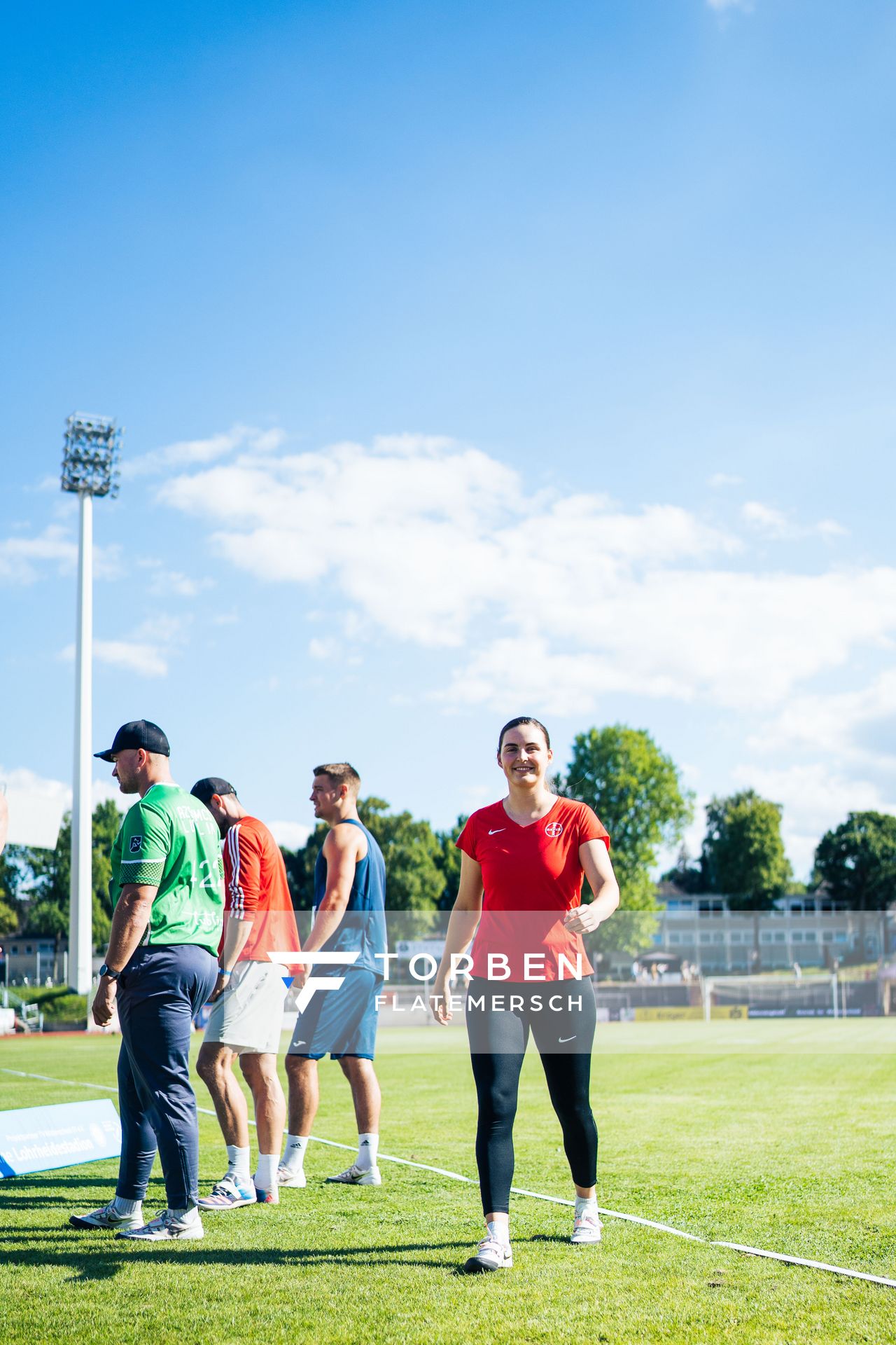 Marike Steinacker (TSV Bayer 04 Leverkusen) am 06.08.2022 beim Lohrheide-Meeting im Lohrheidestadion in Bochum-Wattenscheid