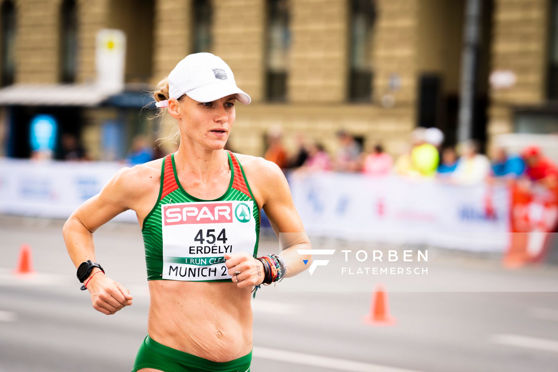 Zsofia Erdelyi (HUN); Marathon am 15.08.2022 bei den Leichtathletik-Europameisterschaften in Muenchen