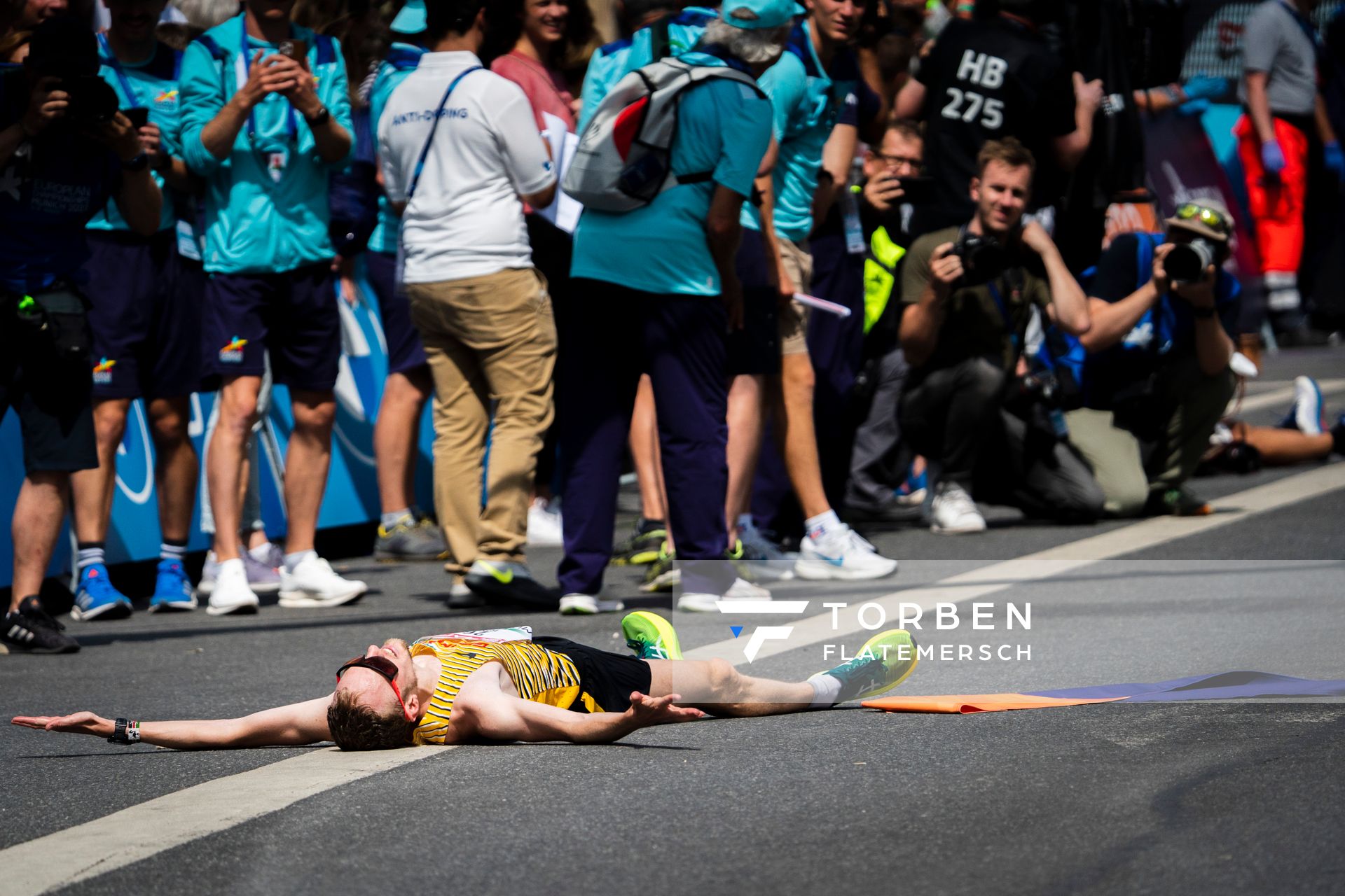 Richard Ringer (GER); Marathon am 15.08.2022 bei den Leichtathletik-Europameisterschaften in Muenchen