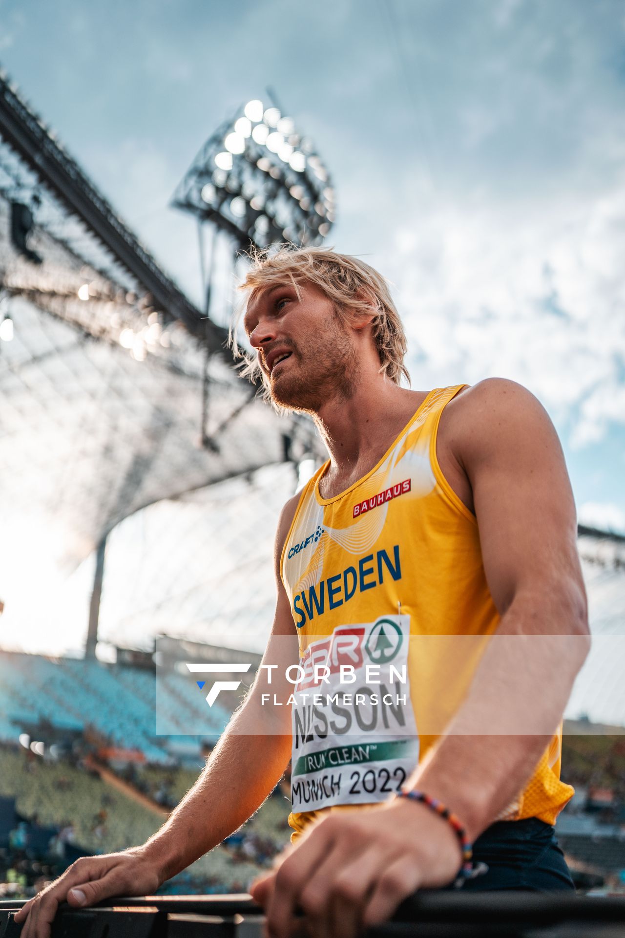 Marcus Nilsson (SWE) am 15.08.2022 bei den Leichtathletik-Europameisterschaften in Muenchen