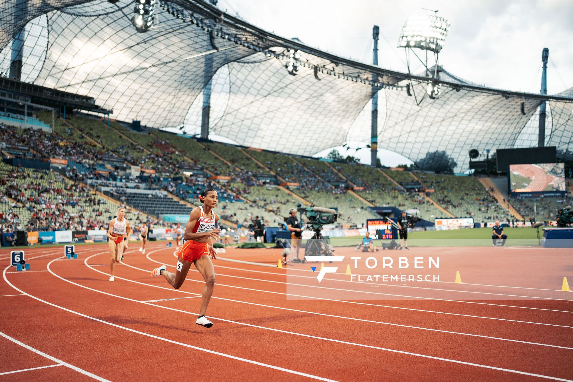 Janet Richard (MLT) am 15.08.2022 bei den Leichtathletik-Europameisterschaften in Muenchen