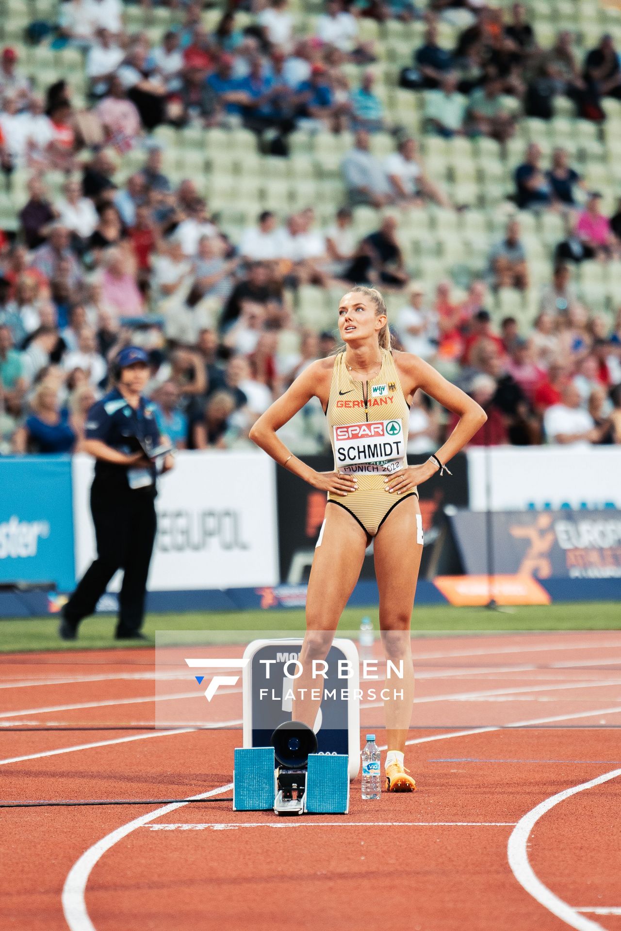 Alica Schmidt (GER) am 15.08.2022 bei den Leichtathletik-Europameisterschaften in Muenchen