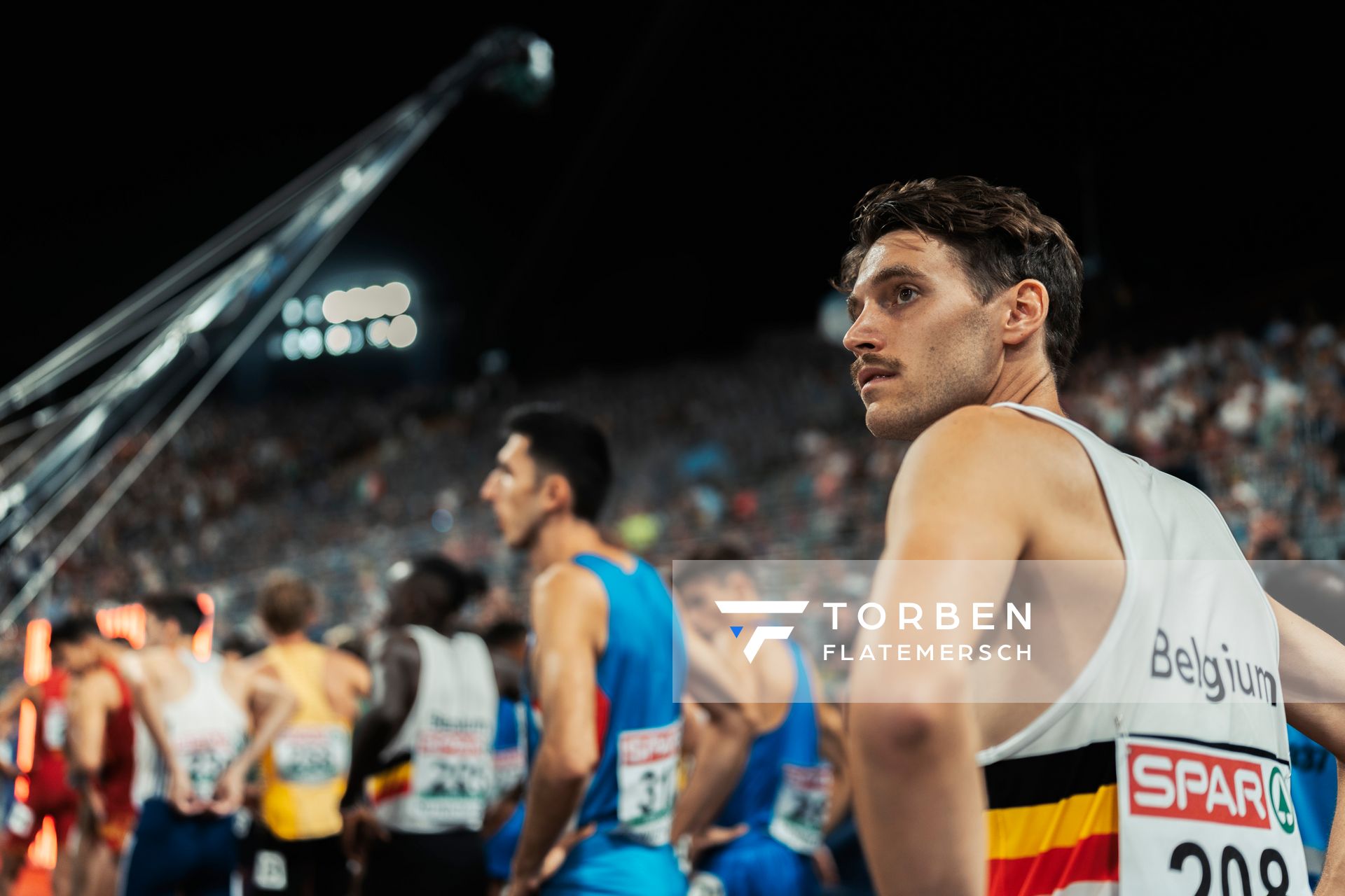 Michael Somers (BEL) am 16.08.2022 bei den Leichtathletik-Europameisterschaften in Muenchen