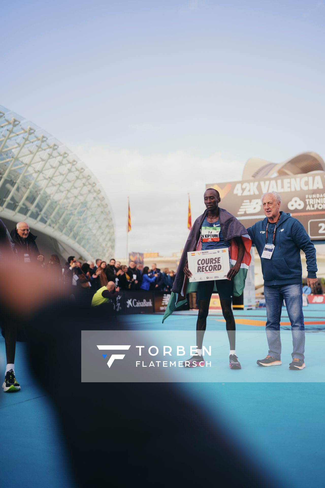 Kelvin Kiptum (KEN) am 04.12.2022 beim 42th Valencia Marathon Trinidad Alfonso 2022