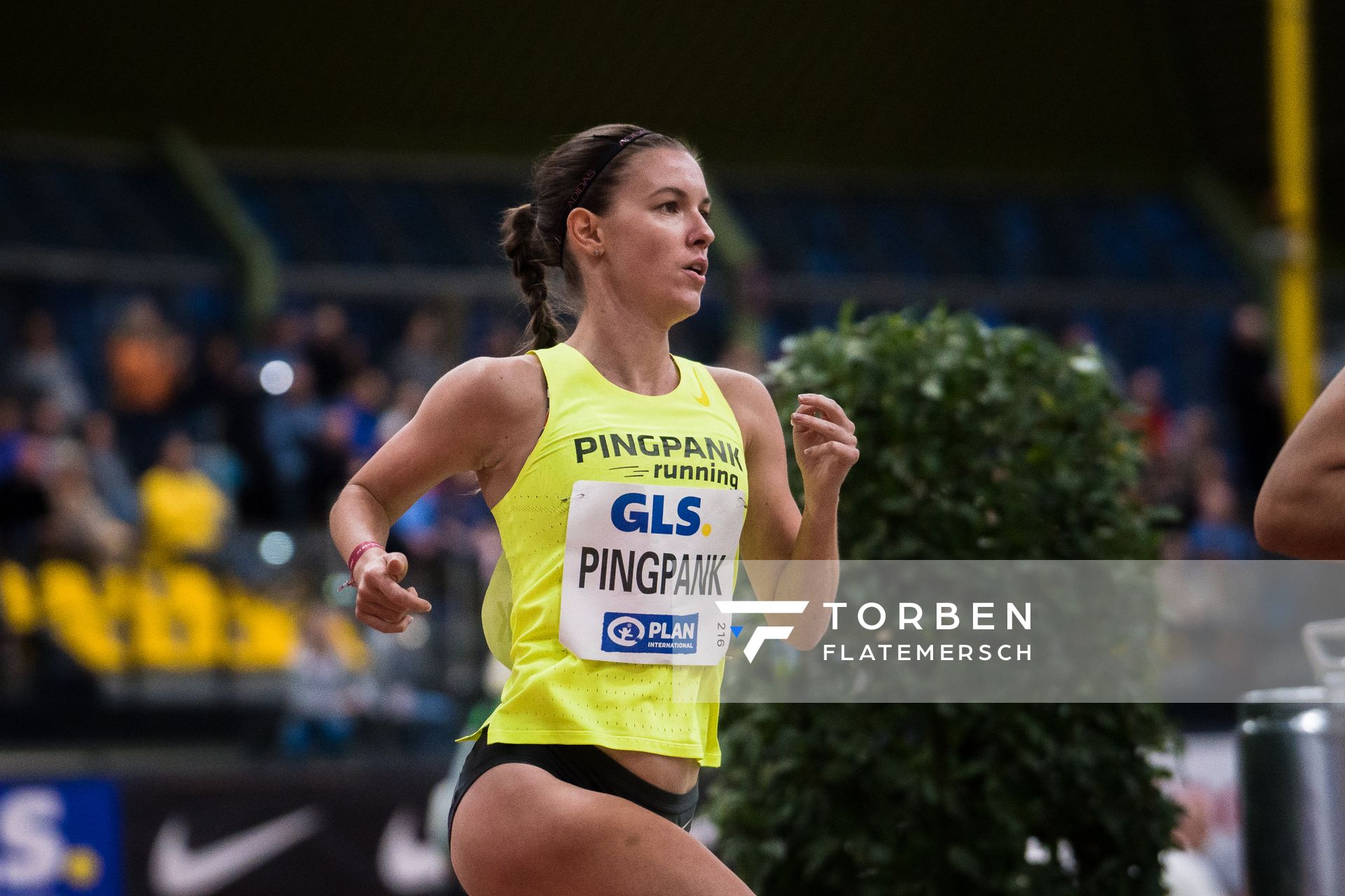 Svenja Pingpank (Hannover Athletics) bei den Deutschen Leichtathletik-Hallenmeisterschaften am 18.02.2023 in der Helmut-Koernig-Halle in Dortmund