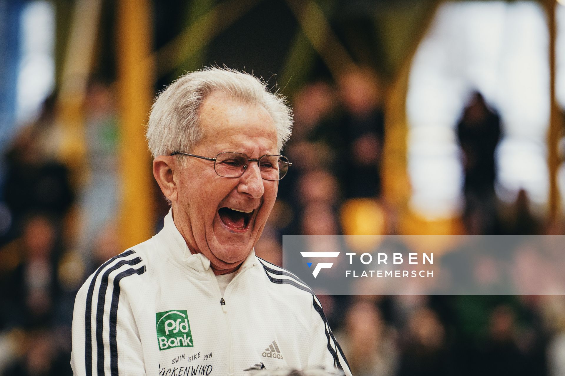 Senioren Leichtathlet des Jahres 2022: Klemens Wittig (LC Rapid Dortmund) bei den Deutschen Leichtathletik-Hallenmeisterschaften am 19.02.2023 in der Helmut-Koernig-Halle in Dortmund