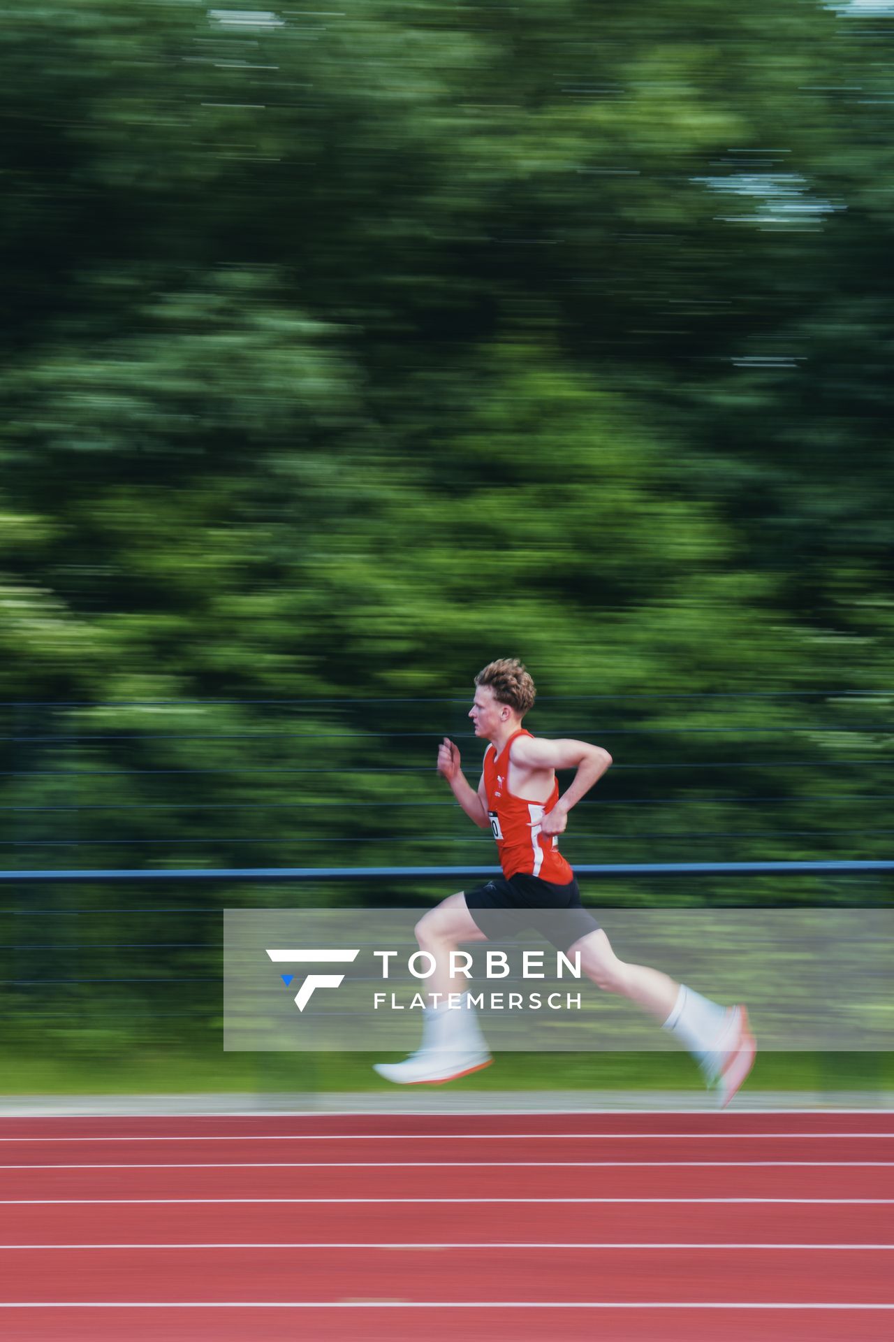 Tammo Doerner (LG Olympia Dortmund) am 07.06.2023 beim Jump n Run Meeting im Stadion Dortmund-Hacheney in Dortmund