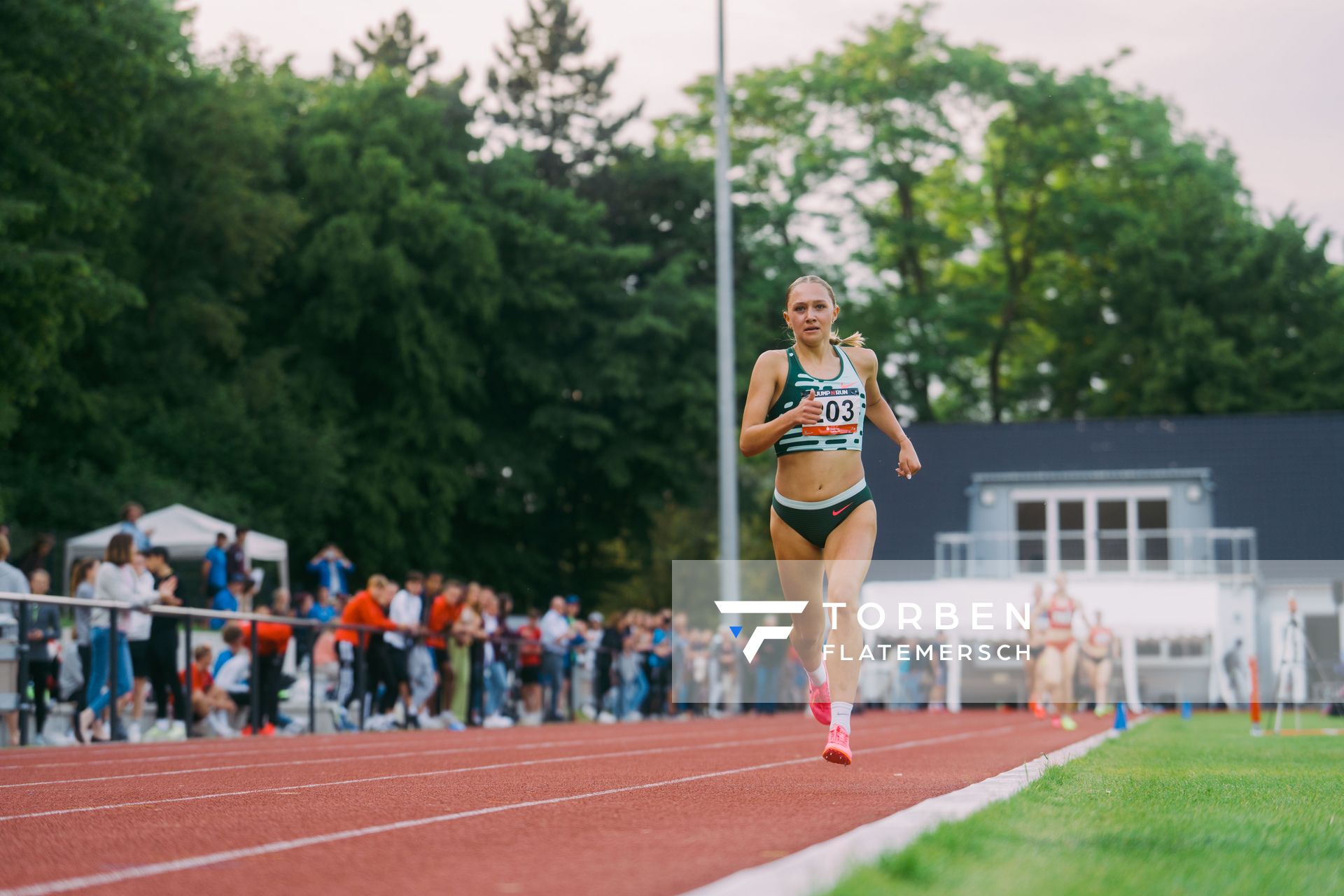 Vanessa Mikitenko (SSC Hanau-Rodenbach) am 07.06.2023 beim Jump n Run Meeting im Stadion Dortmund-Hacheney in Dortmund