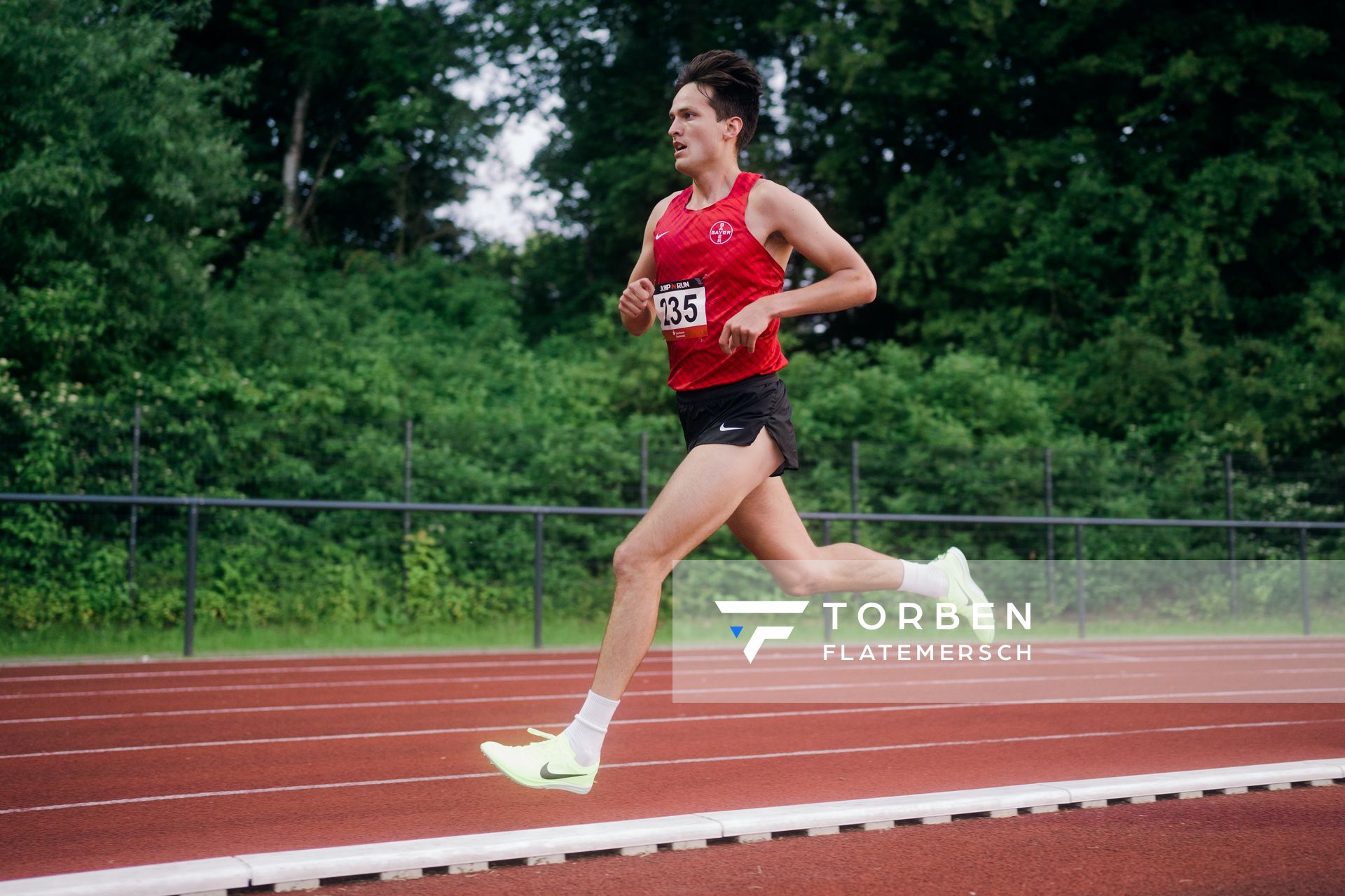 Alex Paulien (TSV Bayer o4 Leverkusen) am 07.06.2023 beim Jump n Run Meeting im Stadion Dortmund-Hacheney in Dortmund