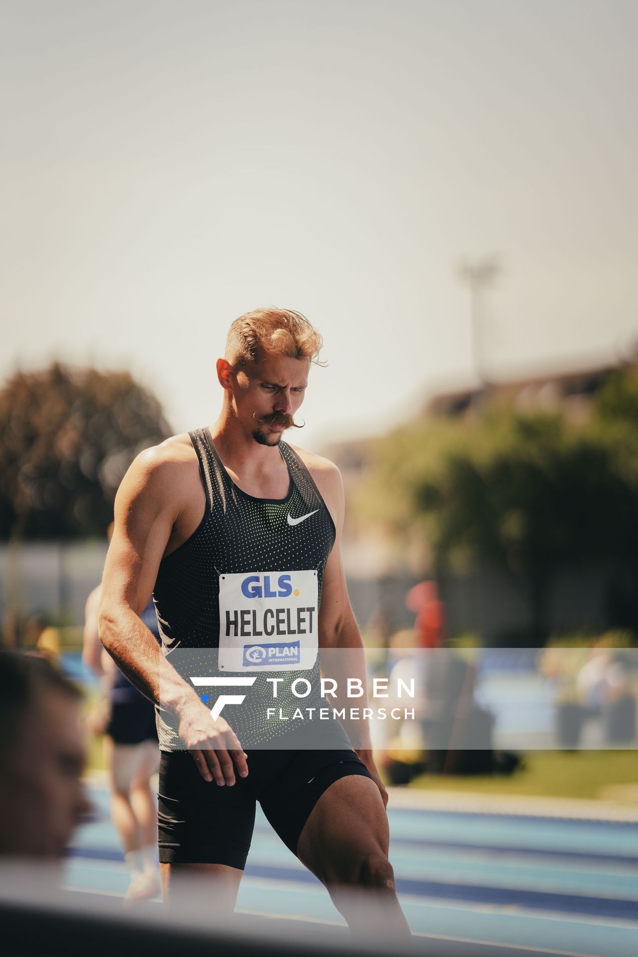 Adam Sebastian Helcelet (CZE/Tschechien) im Weitsprung am 17.06.2023 beim Stadtwerke Ratingen Mehrkampf-Meeting im Stadion am Stadionring in Ratingen