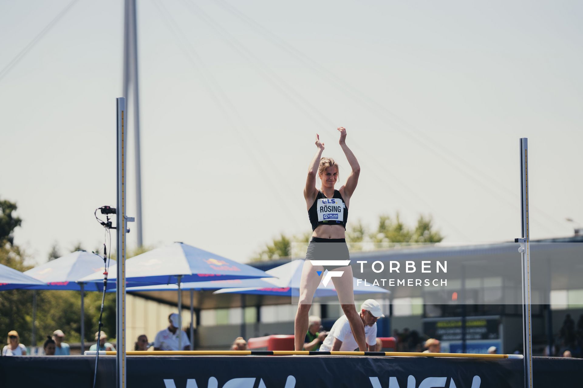 Mareike Roesing (GER/USC Mainz) im Hochsprung am 17.06.2023 beim Stadtwerke Ratingen Mehrkampf-Meeting im Stadion am Stadionring in Ratingen