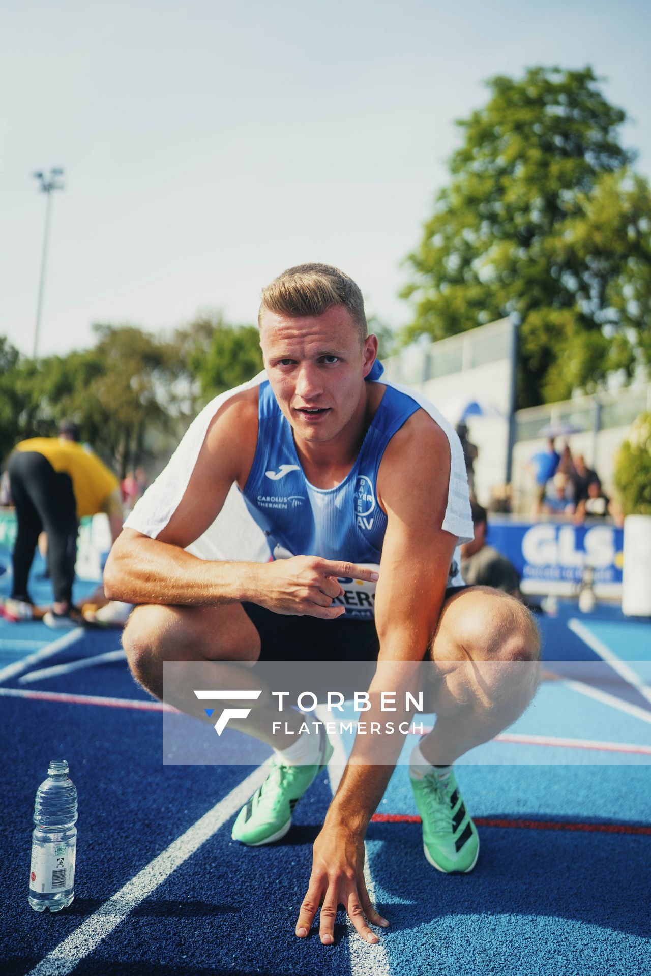 Nico Beckers (GER/LAV Bayer Uerd./Dormagen) am 17.06.2023 beim Stadtwerke Ratingen Mehrkampf-Meeting im Stadion am Stadionring in Ratingen