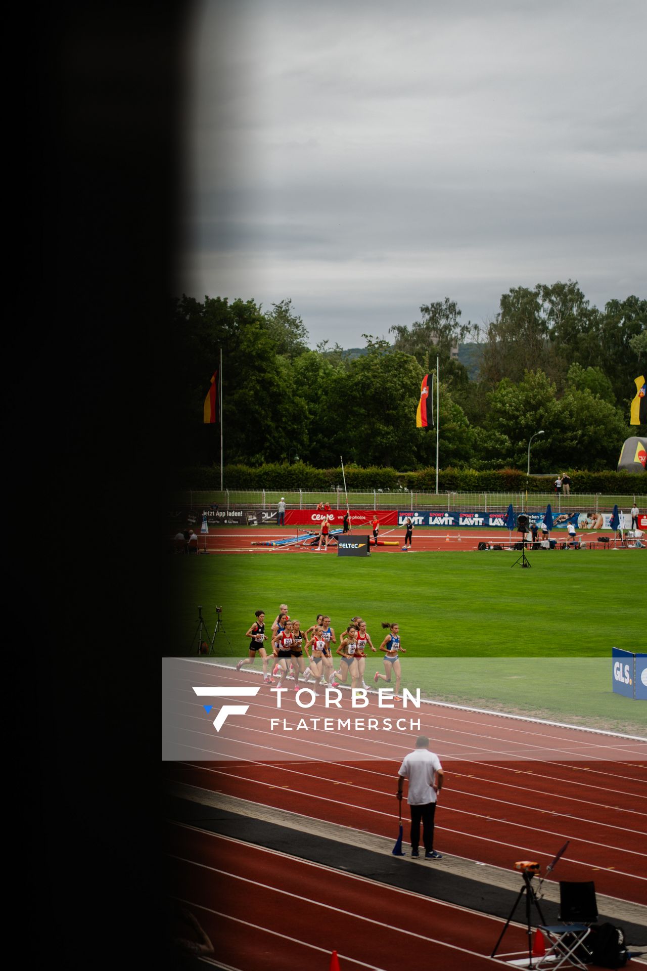 1500m der weiblichen Jugend U23 am 01.07.2023 waehrend den deutschen U23 Leichtathletik-Meisterschaften im Jahnstadion in Göttingen