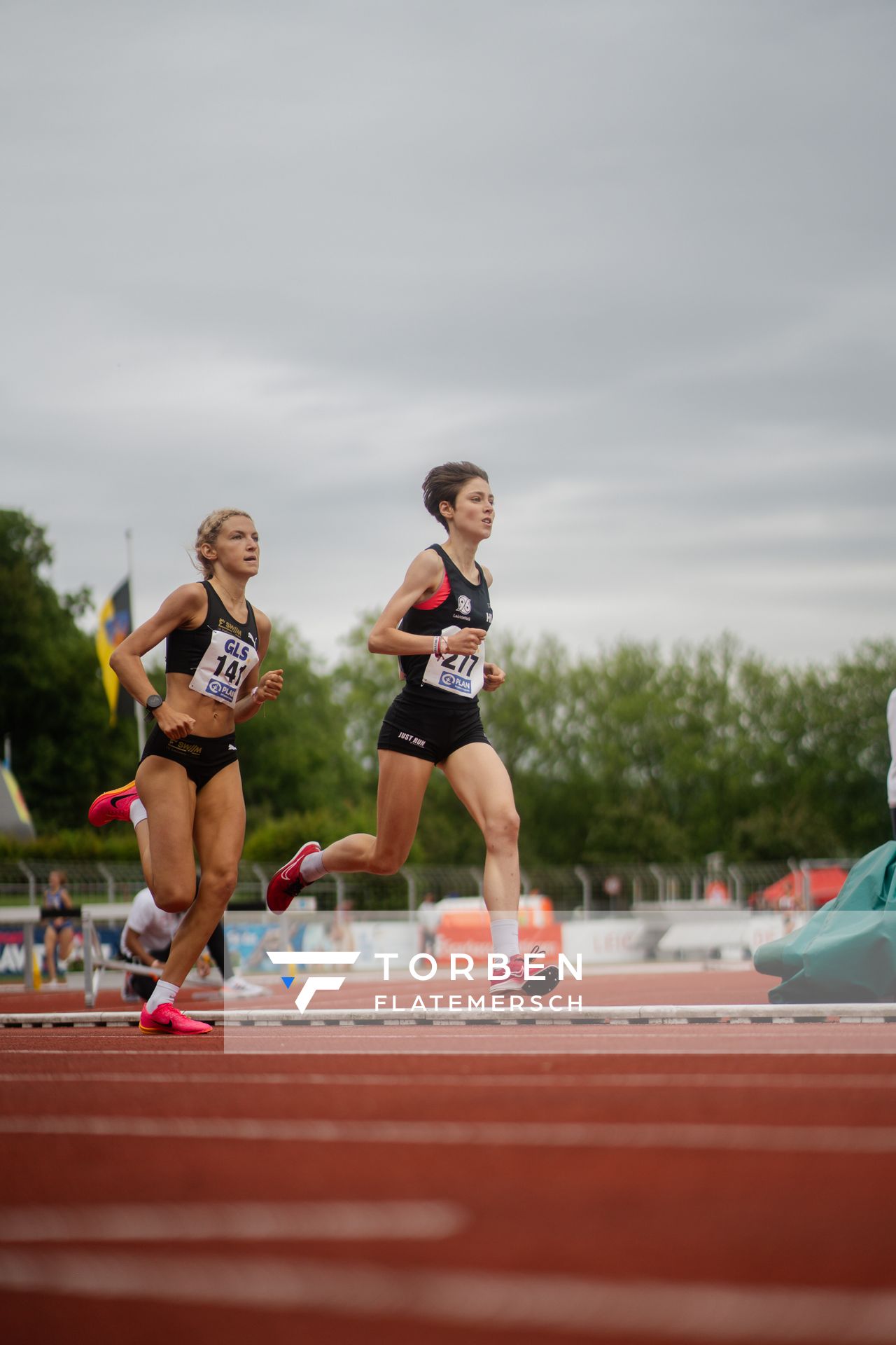 Jasmina Stahl (Hannover 96) am 01.07.2023 waehrend den deutschen U23 Leichtathletik-Meisterschaften im Jahnstadion in Göttingen