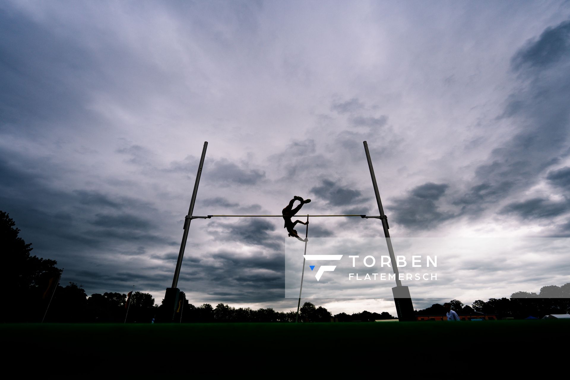 Stabhochsprung am 01.07.2023 waehrend den deutschen U23 Leichtathletik-Meisterschaften im Jahnstadion in Göttingen