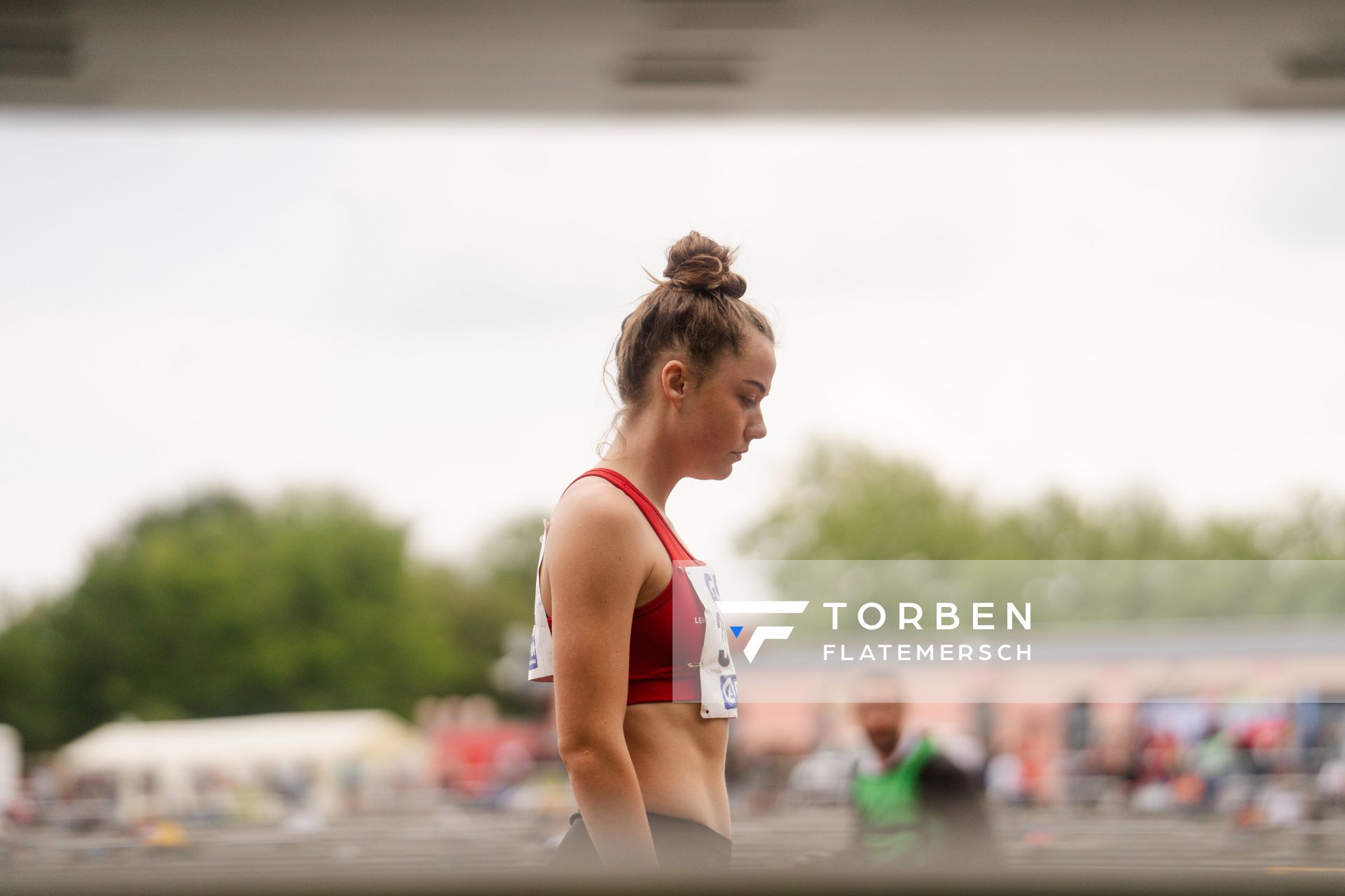 Smilla Kolbe (VfL Eintracht Hannover) am 02.07.2023 waehrend den deutschen U23 Leichtathletik-Meisterschaften im Jahnstadion in Göttingen