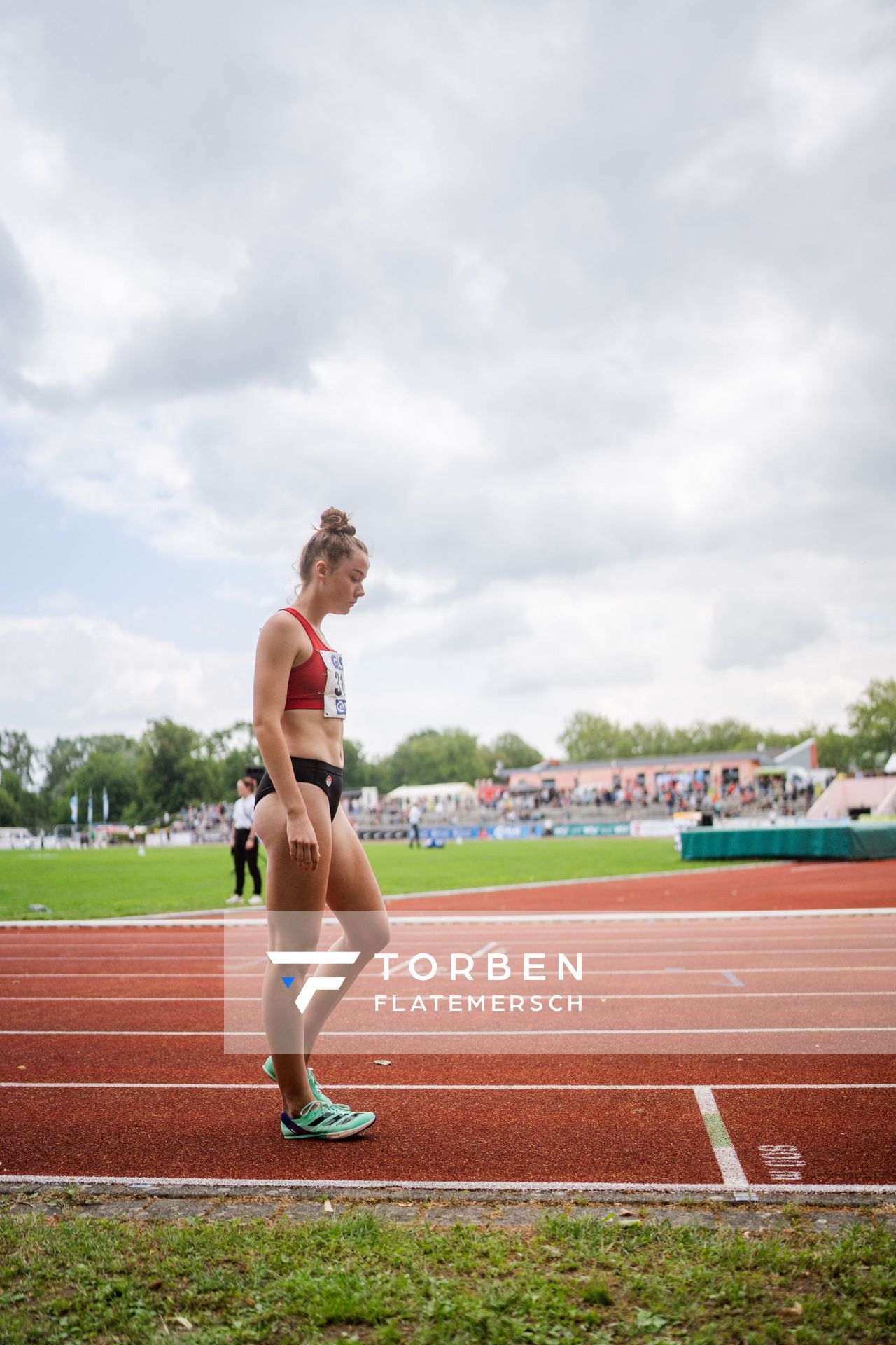 Smilla Kolbe (VfL Eintracht Hannover) am 02.07.2023 waehrend den deutschen U23 Leichtathletik-Meisterschaften im Jahnstadion in Göttingen