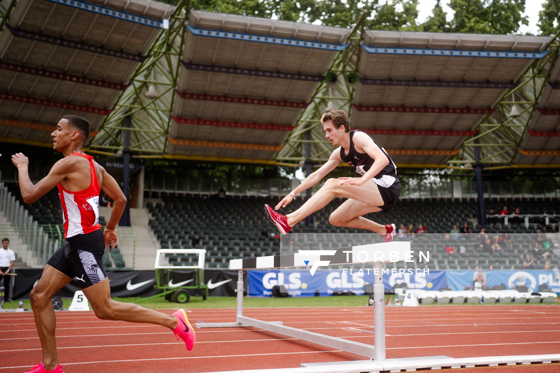 Robin Mueller (LC Top Team Thueringen) am 02.07.2023 waehrend den deutschen U23 Leichtathletik-Meisterschaften im Jahnstadion in Göttingen