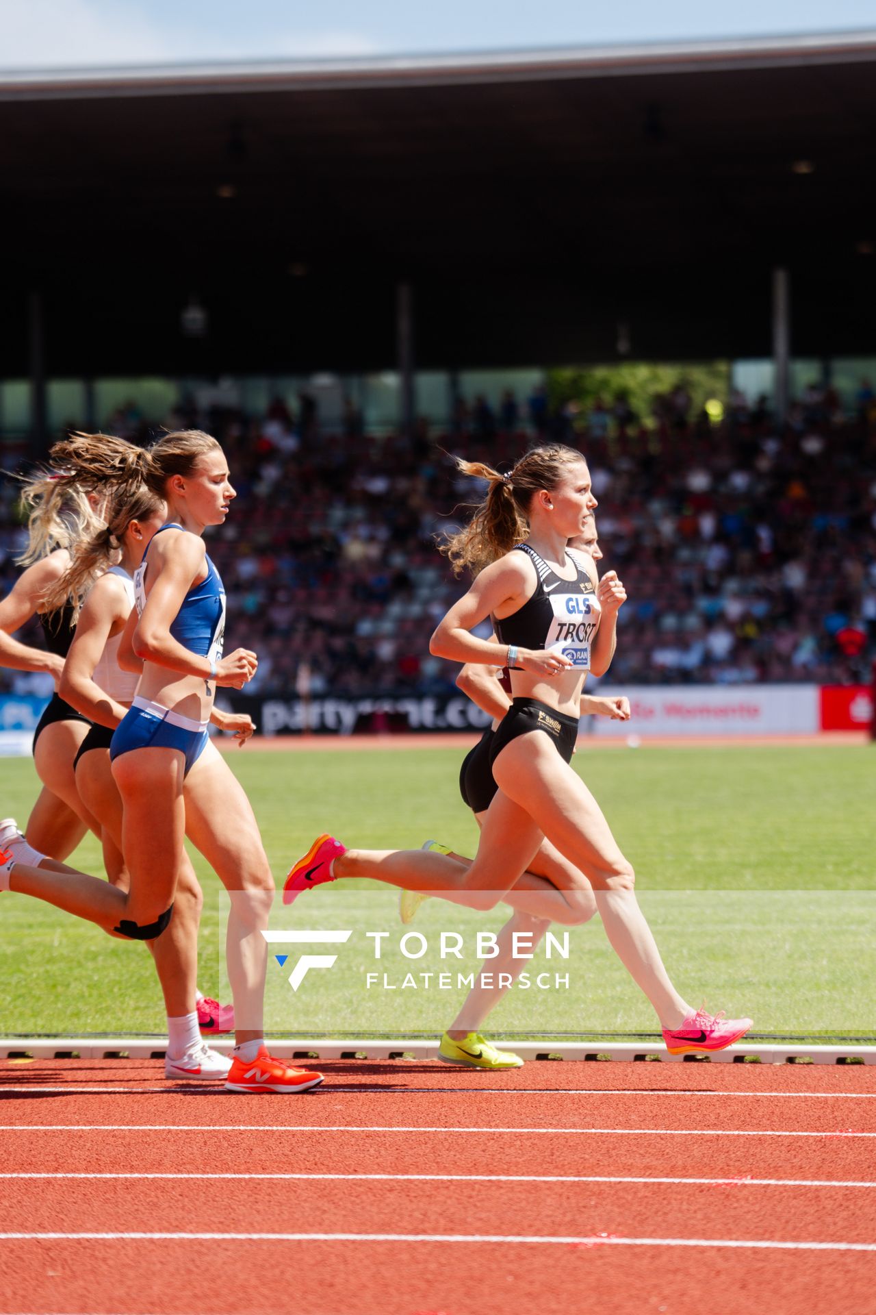 Katharina Trost (LG Stadtwerke Muenchen) während der 113. Deutschen Leichtathletik-Meisterschaften am 08.07.2023 im Auestadion in Kassel