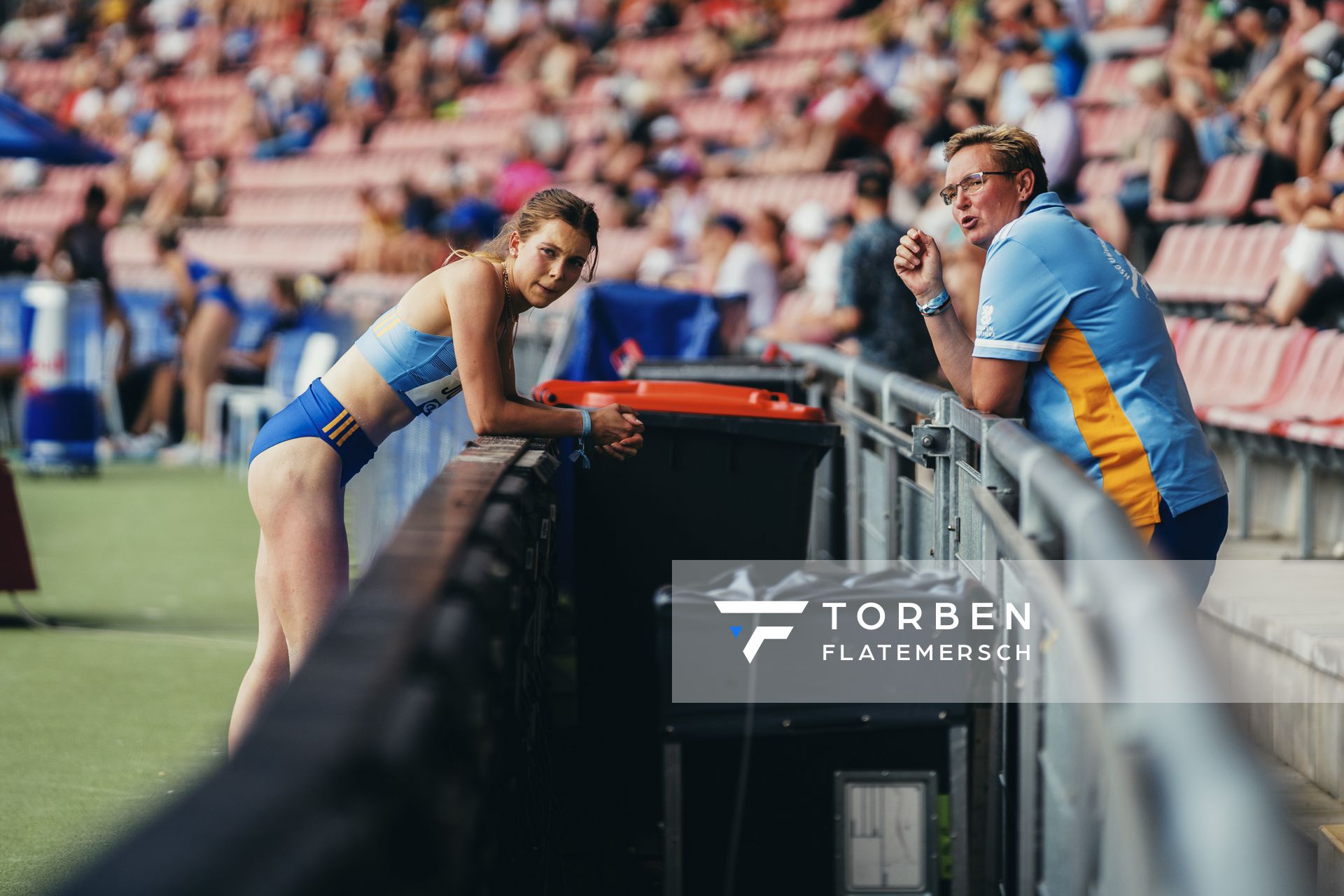 Lucy Junge (HSG Universitaet Greifswald) während der 113. Deutschen Leichtathletik-Meisterschaften am 08.07.2023 im Auestadion in Kassel