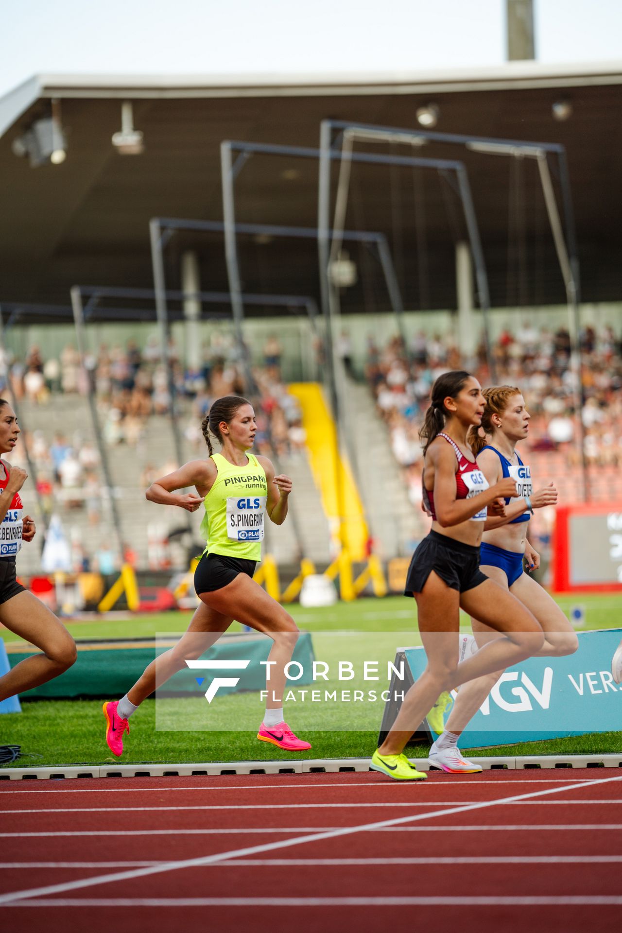 Svenja Pingpank (Hannover Athletics) während der 113. Deutschen Leichtathletik-Meisterschaften am 08.07.2023 im Auestadion in Kassel