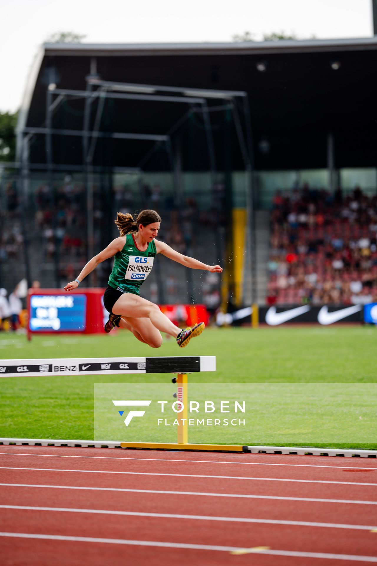 Jana Palmowski (VfL Bueckeburg) während der 113. Deutschen Leichtathletik-Meisterschaften am 09.07.2023 im Auestadion in Kassel