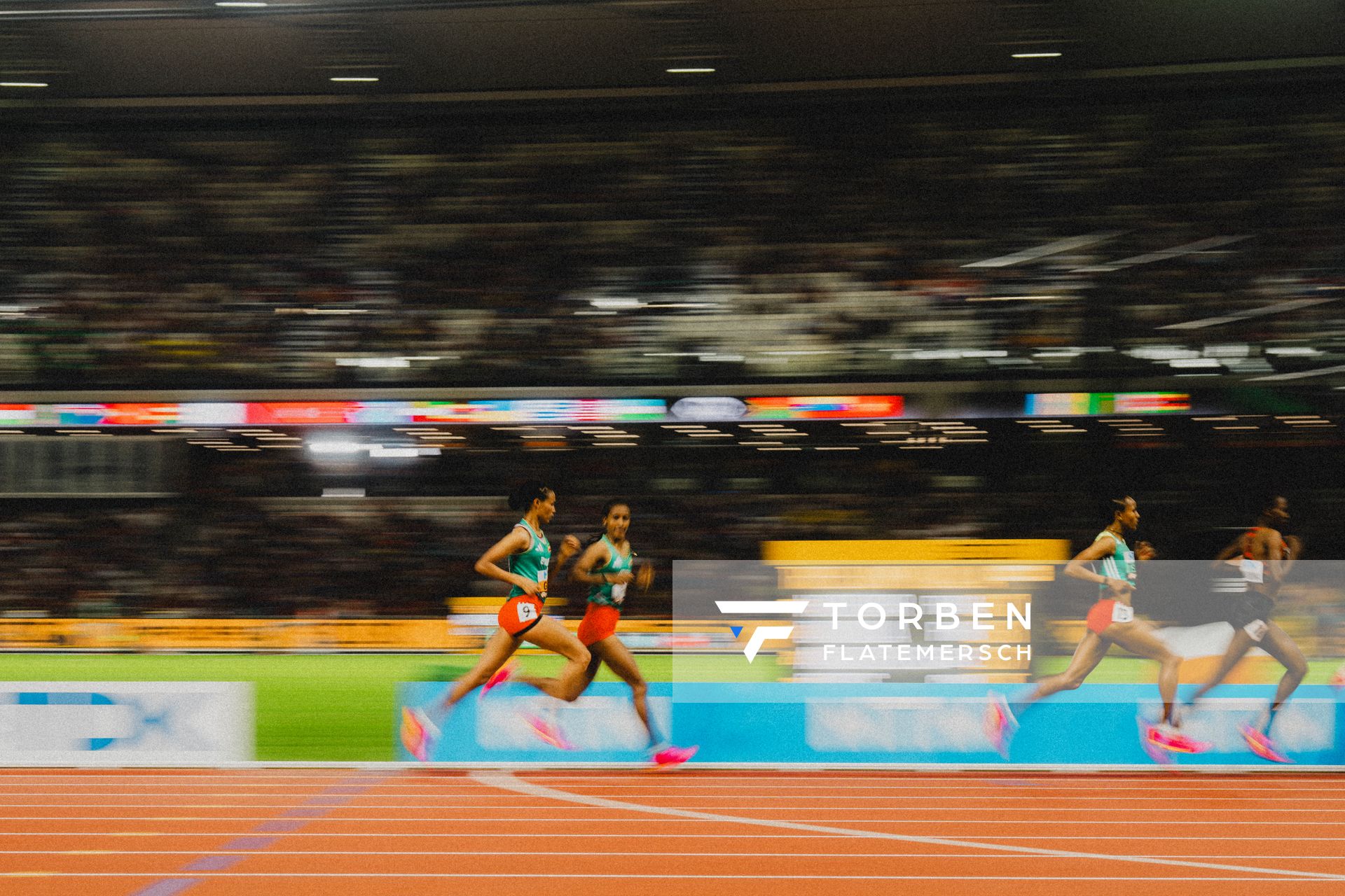 Letesenbet Gidey (ETH/Ethiopia) on Day 1 of the World Athletics Championships Budapest 23 at the National Athletics Centre in Budapest, Hungary on August 19, 2023.