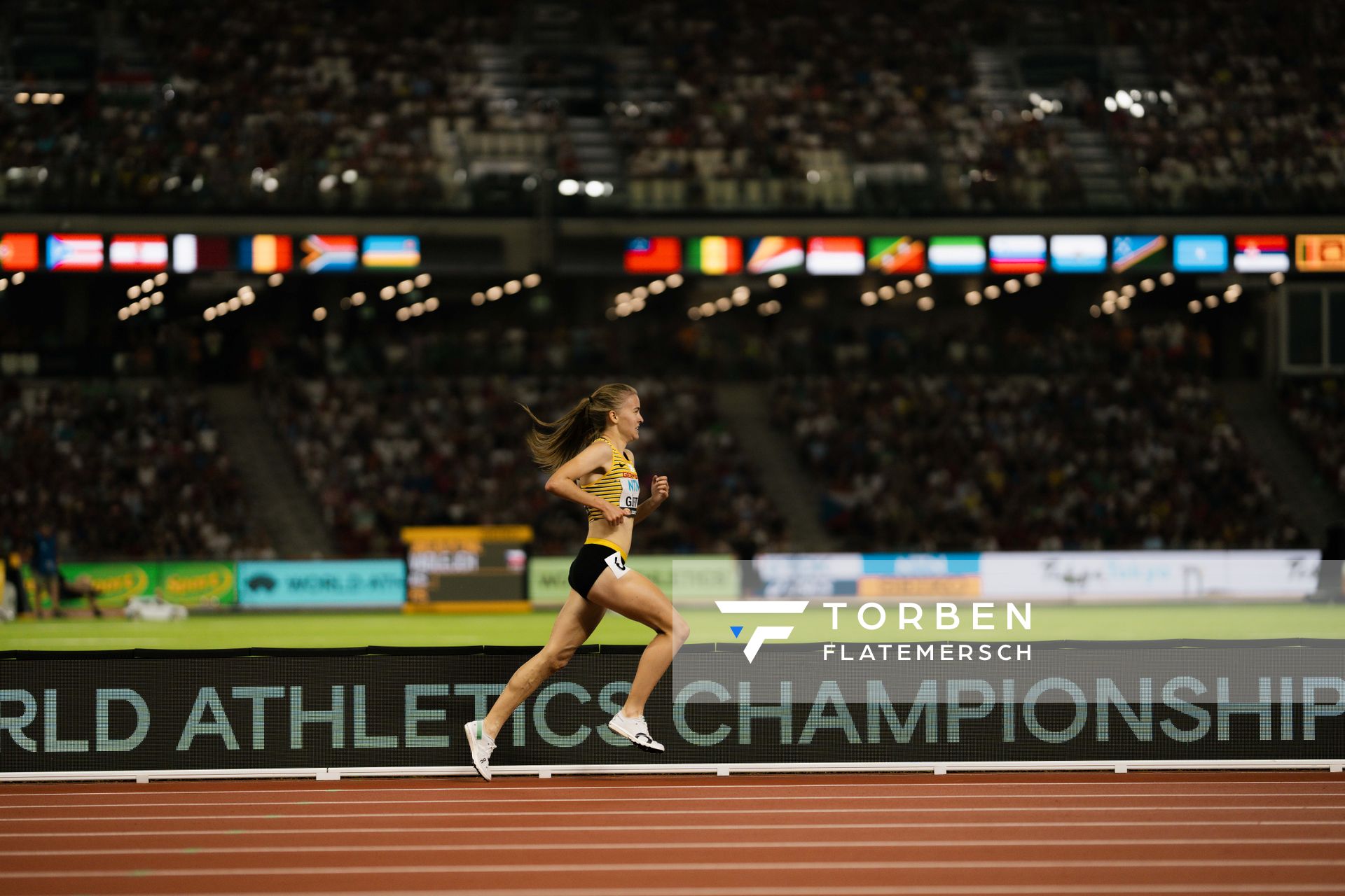 on Day 9 of the World Athletics Championships Budapest 23 at the National Athletics Centre in Budapest, Hungary on August 27, 2023.