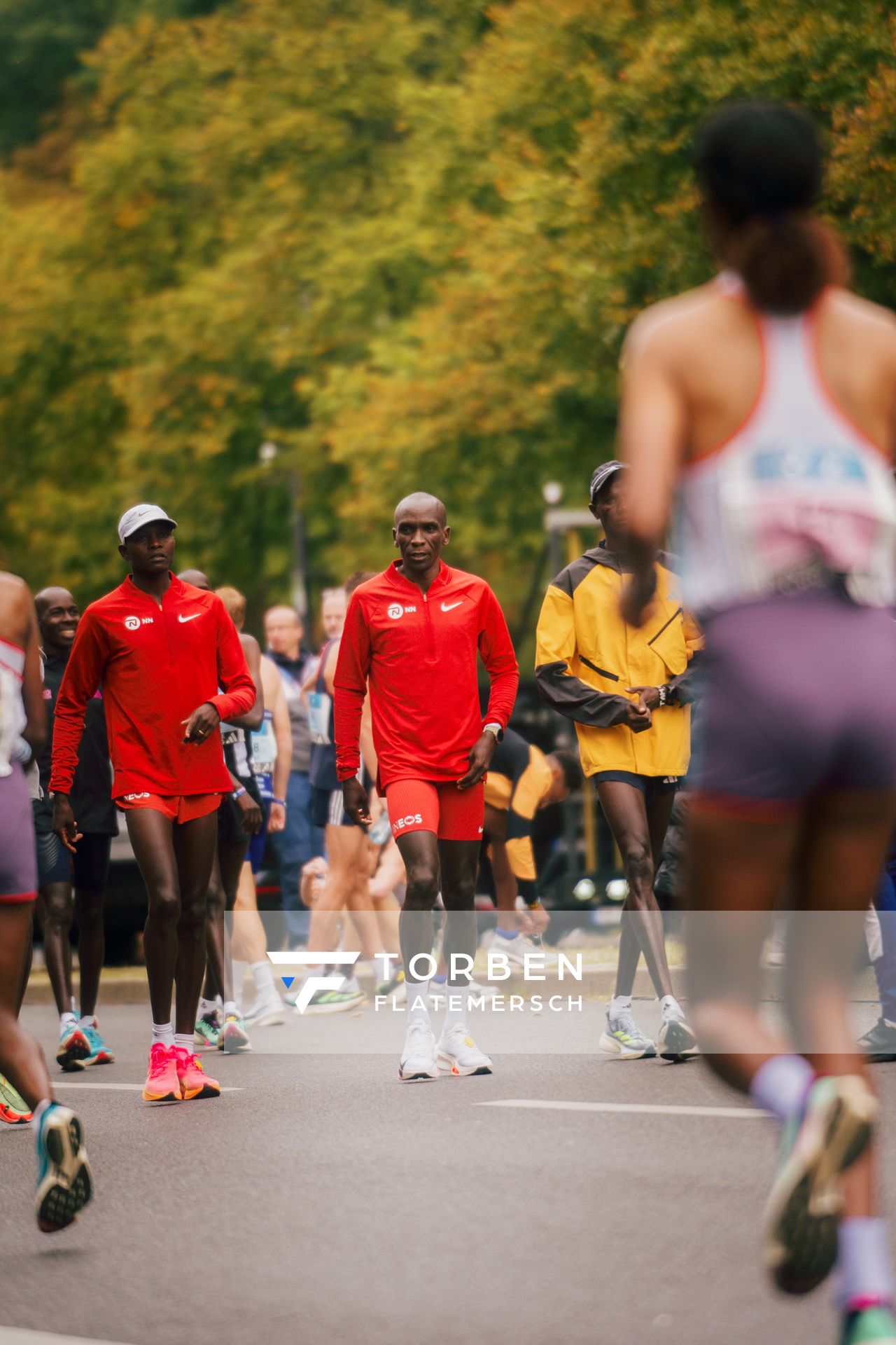 Eliud Kipchoge (KEN/Kenya) am 24.09.2023 beim Berlin Marathon in Berlin