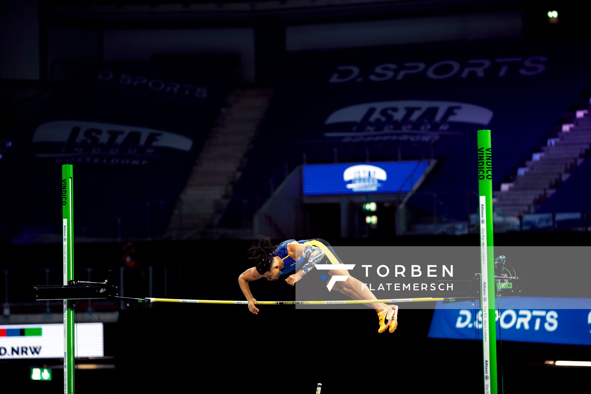 Emmanouíl Karalis (GRE) beim 4. ISTAF INDOOR Düsseldorf am 04.02.2024 im PSD Bank Dome in Düsseldorf