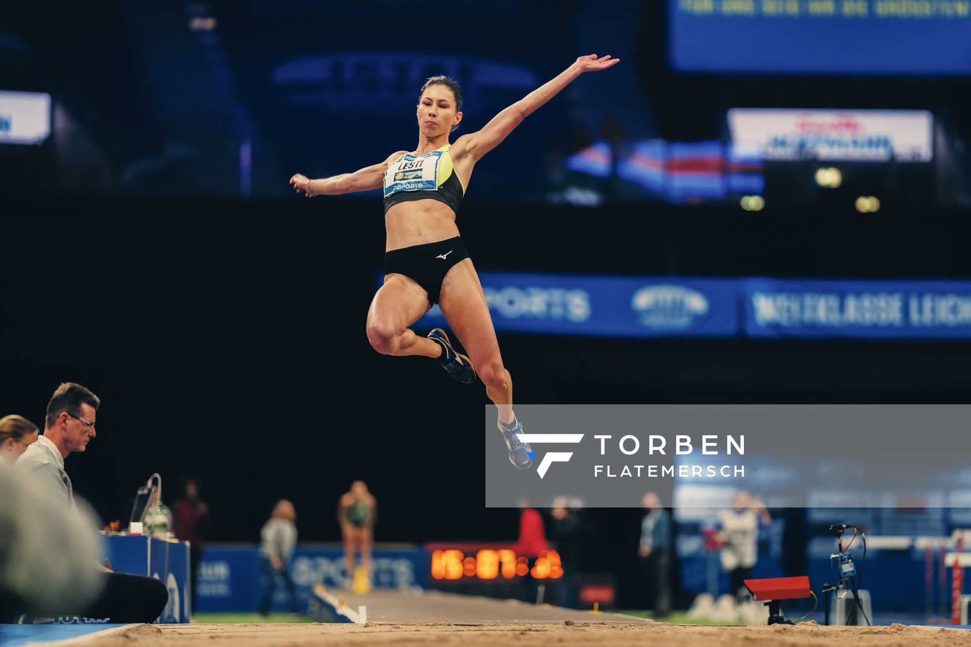 Diána Lesti (HUN) beim 4. ISTAF INDOOR Düsseldorf am 04.02.2024 im PSD Bank Dome in Düsseldorf