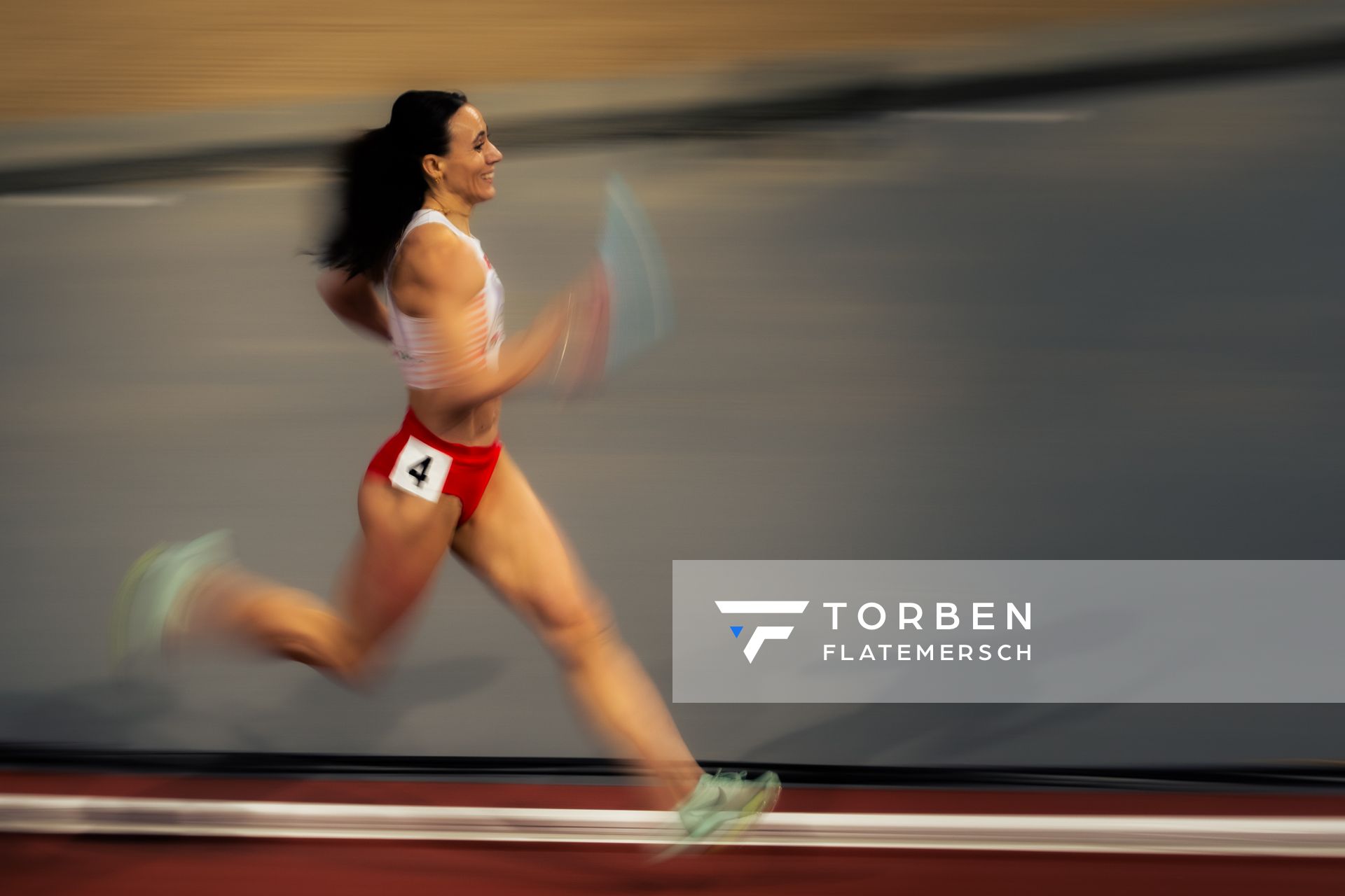 Marika Popowicz-Drapala (POL/Poland) am 03.03.2024 bei den World Athletics Indoor Championships in Glasgow (Schottland / Vereinigtes Königreich)