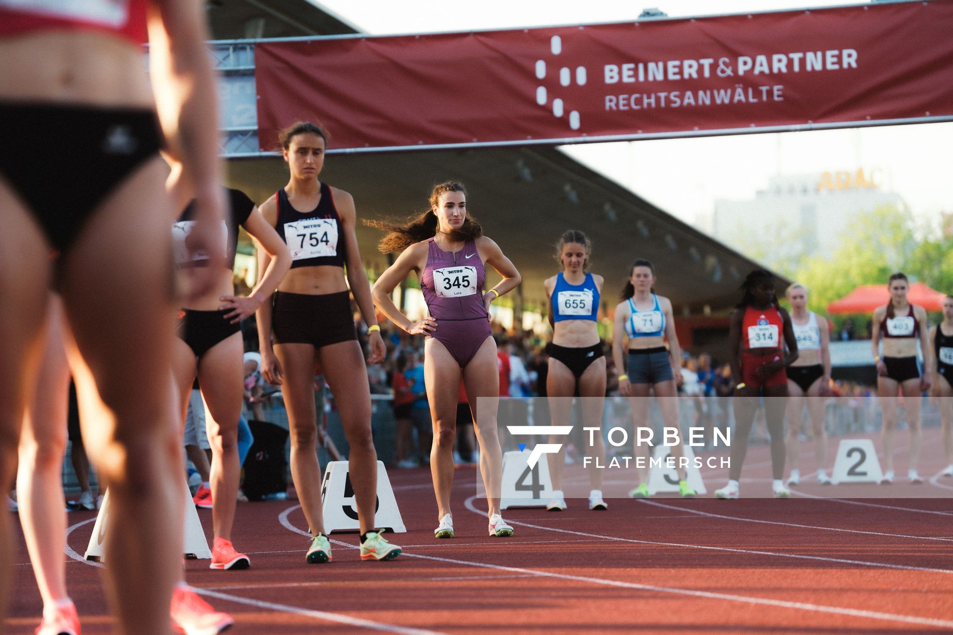 Lara Tortell (GER/Athletics Team Karben) am 11.05.2024 während der 8. PUMA NITRO Lange Laufnacht im Carl-Kaufmann-Stadion in Karlsruhe