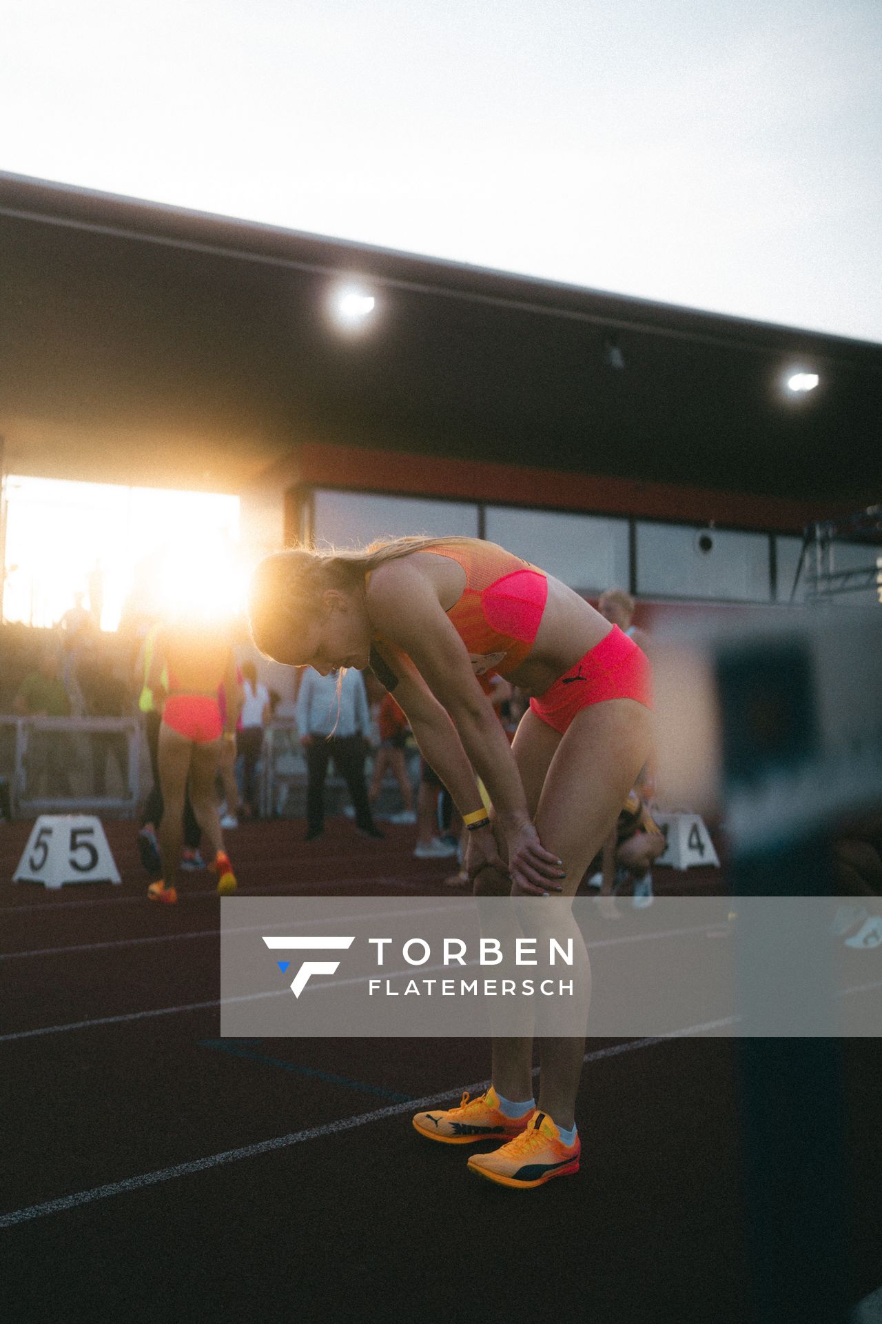 Tanja Spill (GER/LAV Bayer Uerdingen/Dormagen) am 11.05.2024 während der 8. PUMA NITRO Lange Laufnacht im Carl-Kaufmann-Stadion in Karlsruhe