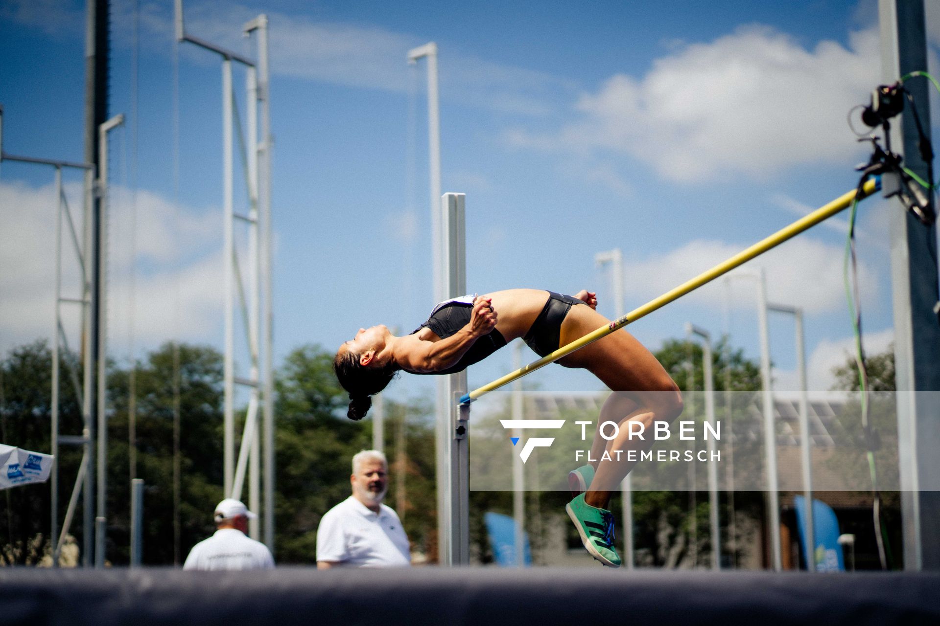 Tori West (AUS) beim Hochsprung am 22.06.2024 beim Stadtwerke Ratingen Mehrkampf-Meeting 2024 in Ratingen