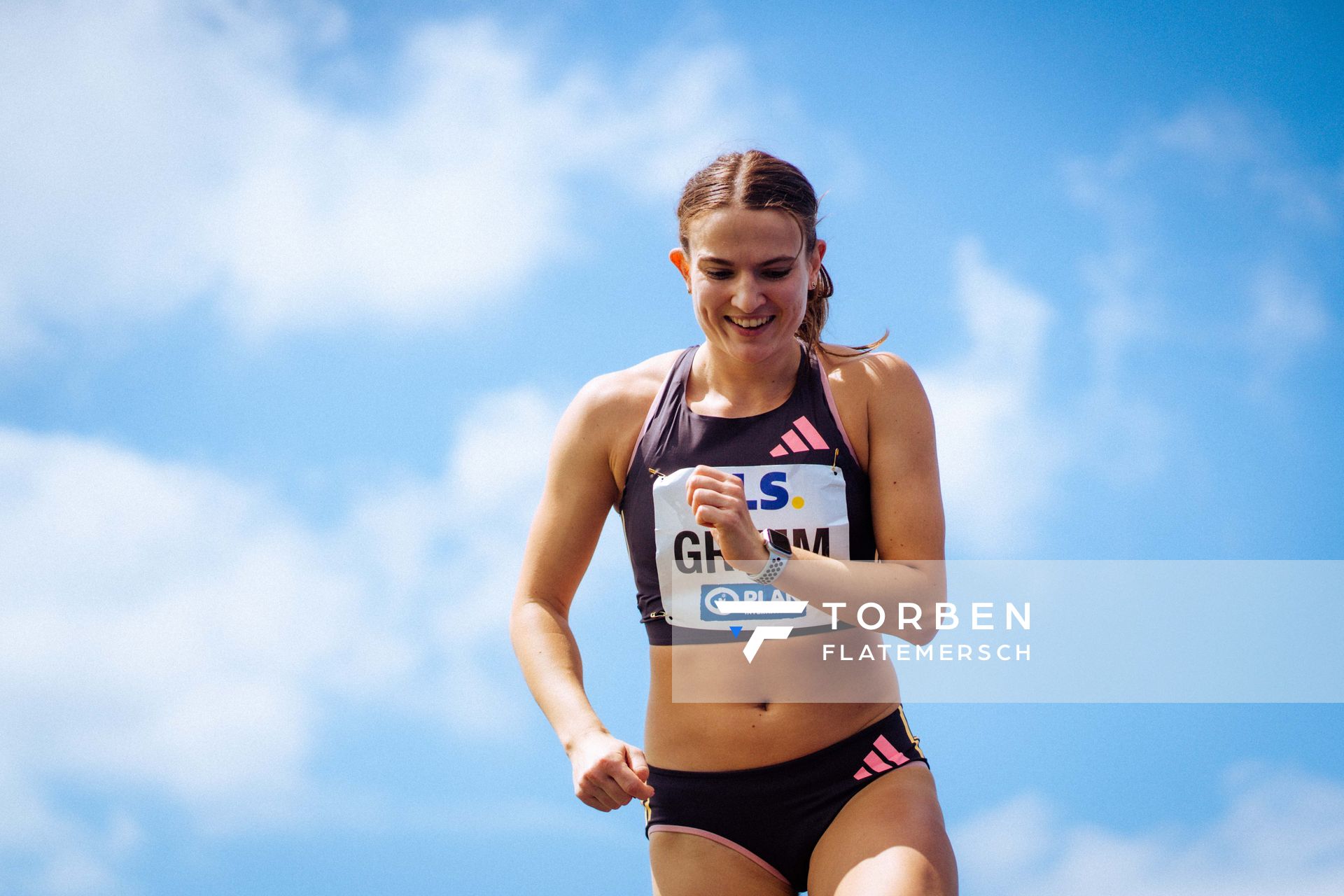 Vanessa Grimm (GER | Königsteiner LV) beim Hochsprung am 22.06.2024 beim Stadtwerke Ratingen Mehrkampf-Meeting 2024 in Ratingen